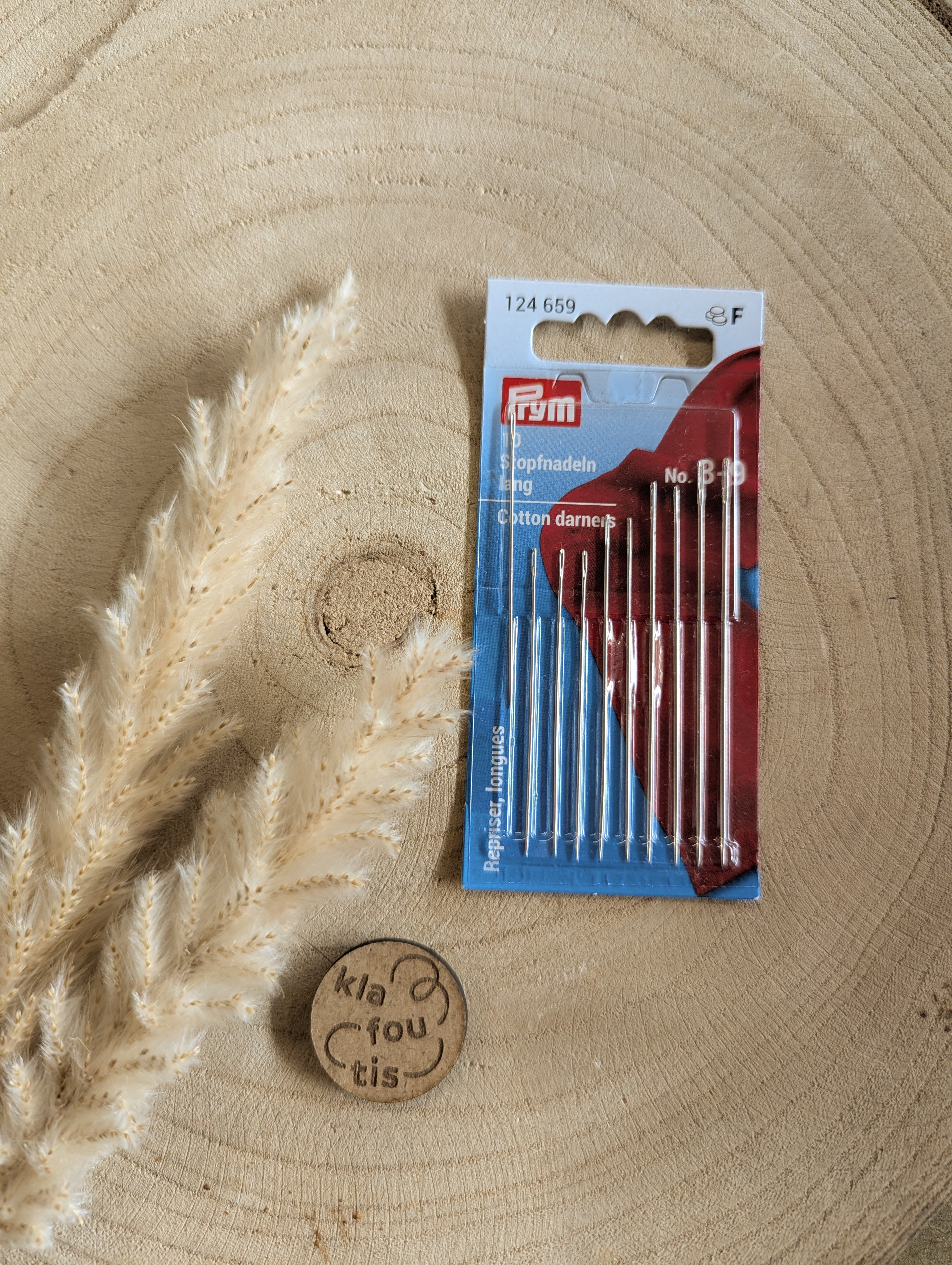 Aiguilles à repriser Prym - longues - n° 8-9