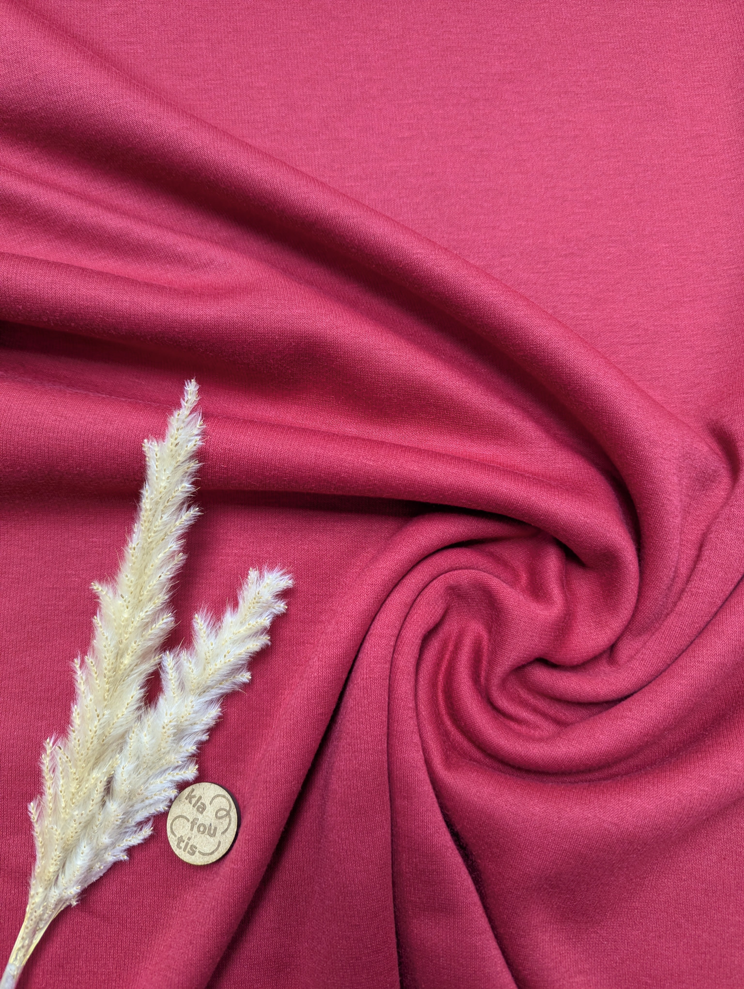 Sweat polaire alpin - rouge foncé