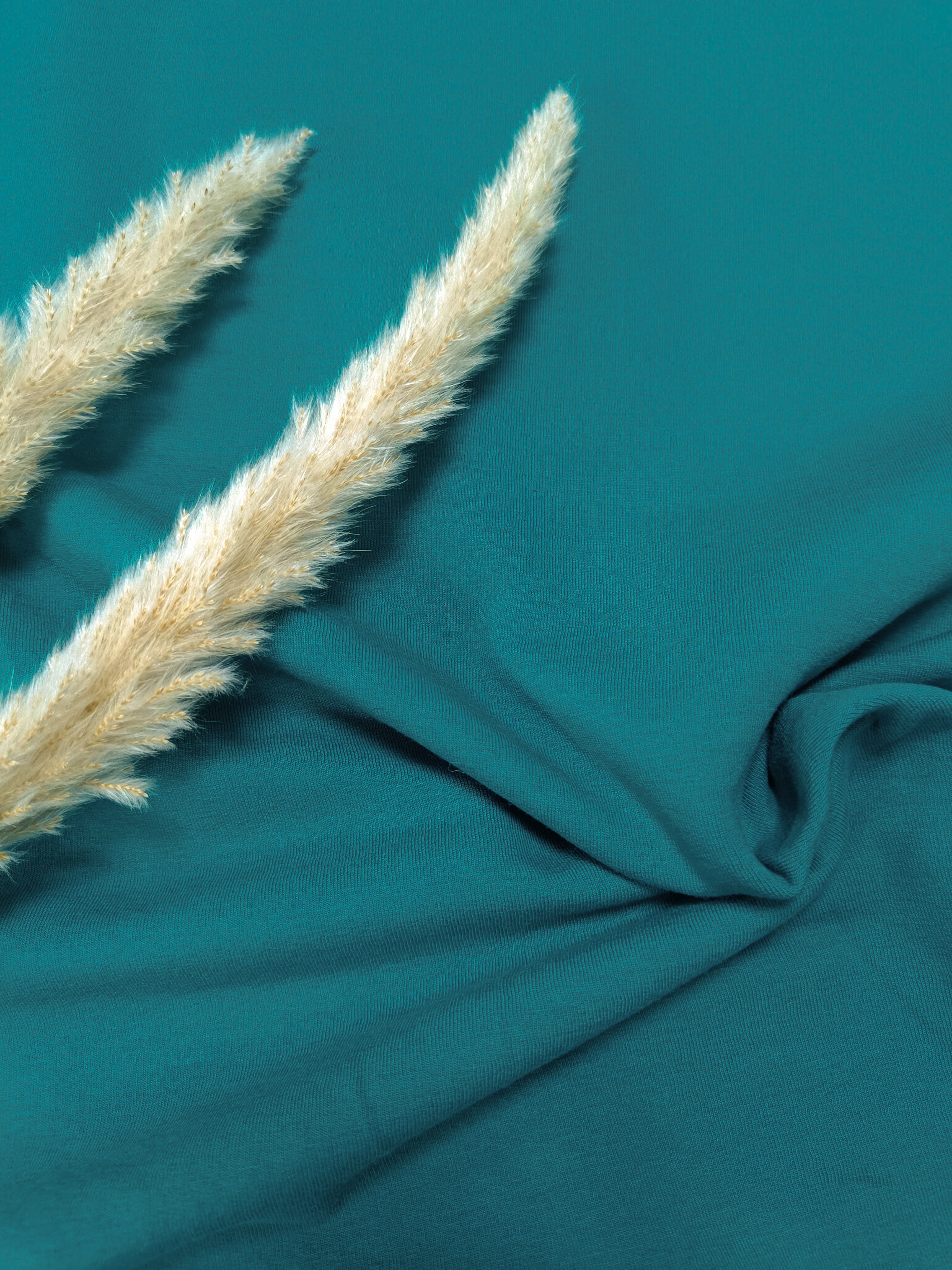 Jersey de coton - Pétrole