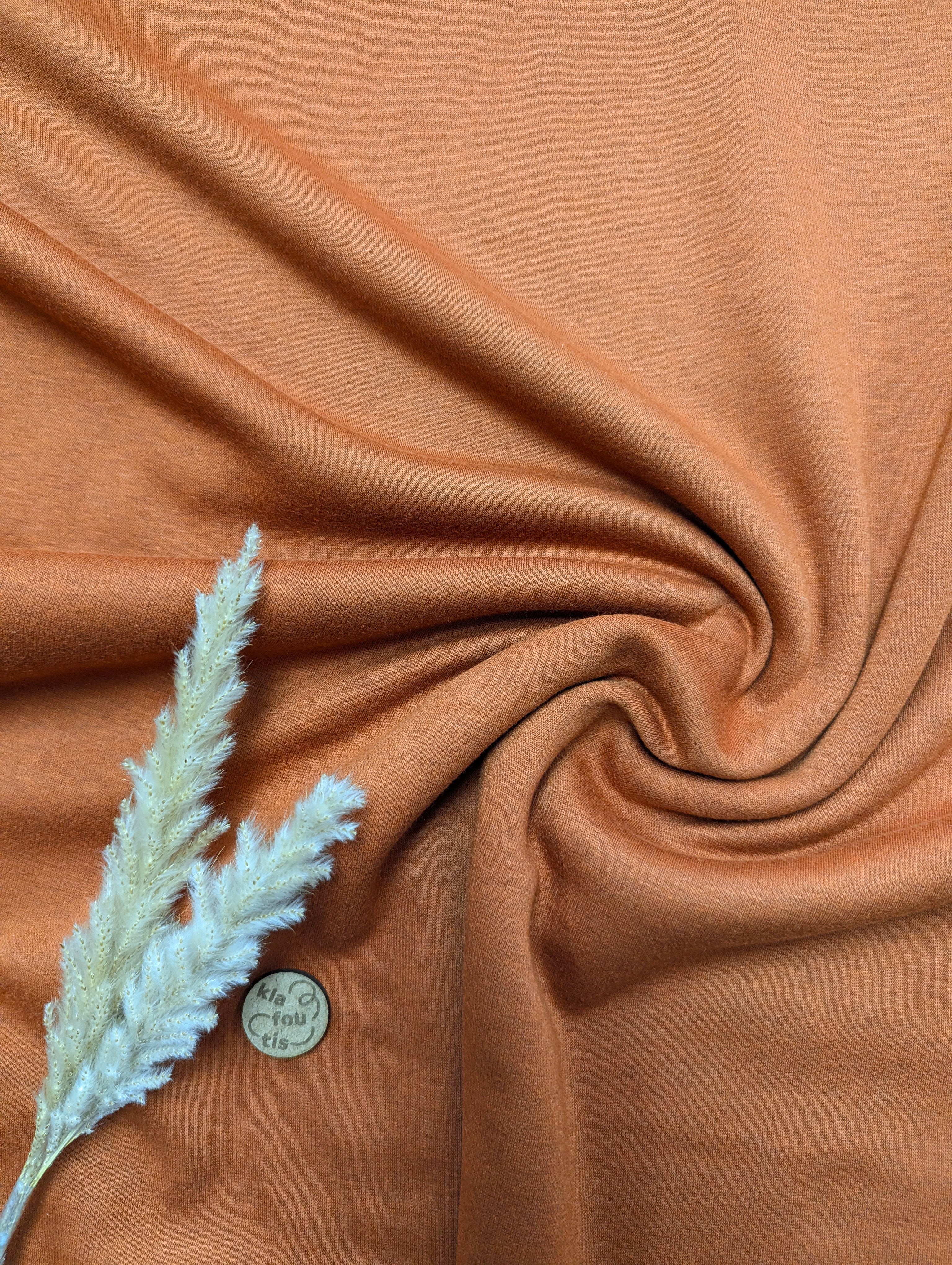 Sweat polaire alpin - cognac