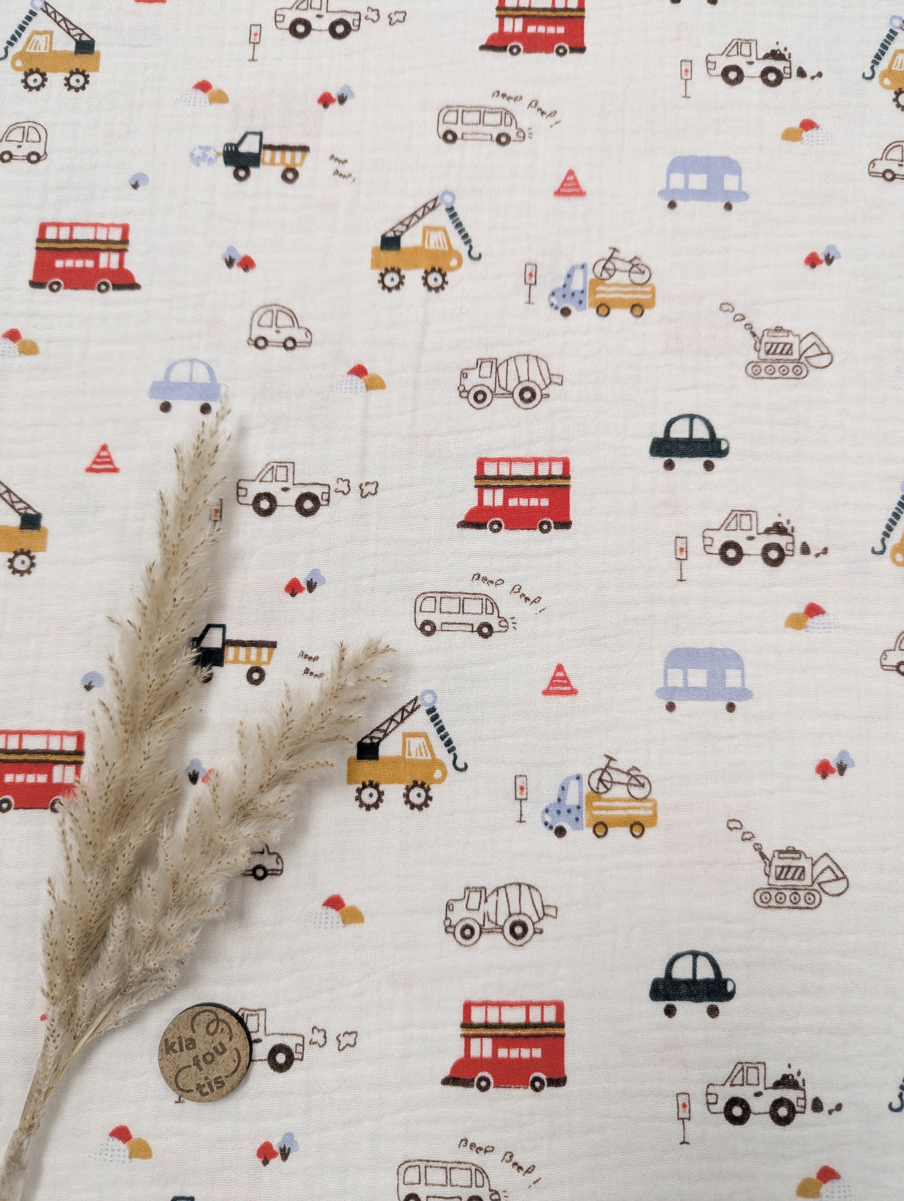 Double gaze écru - en route