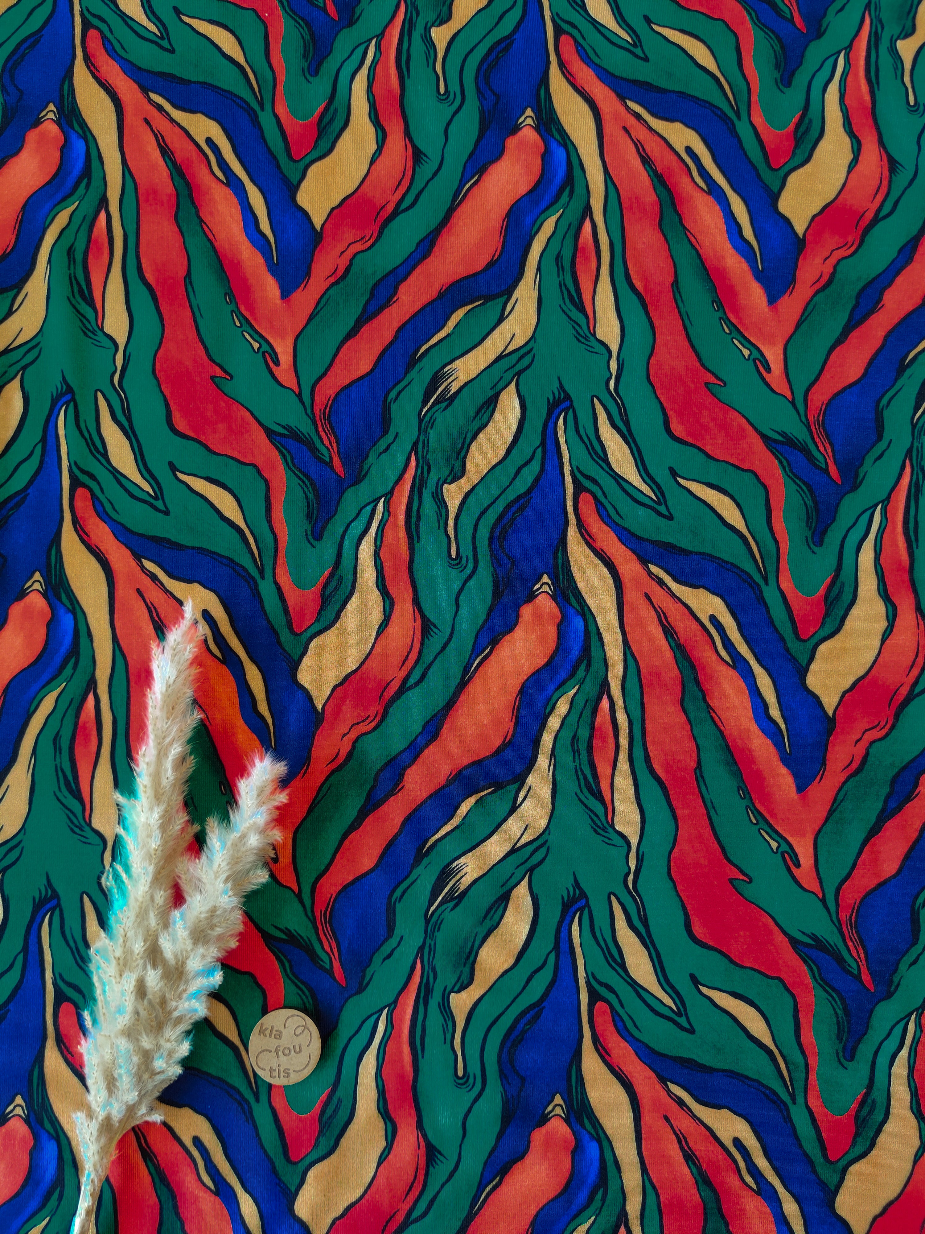 Jersey de bambou - Danse incandescente