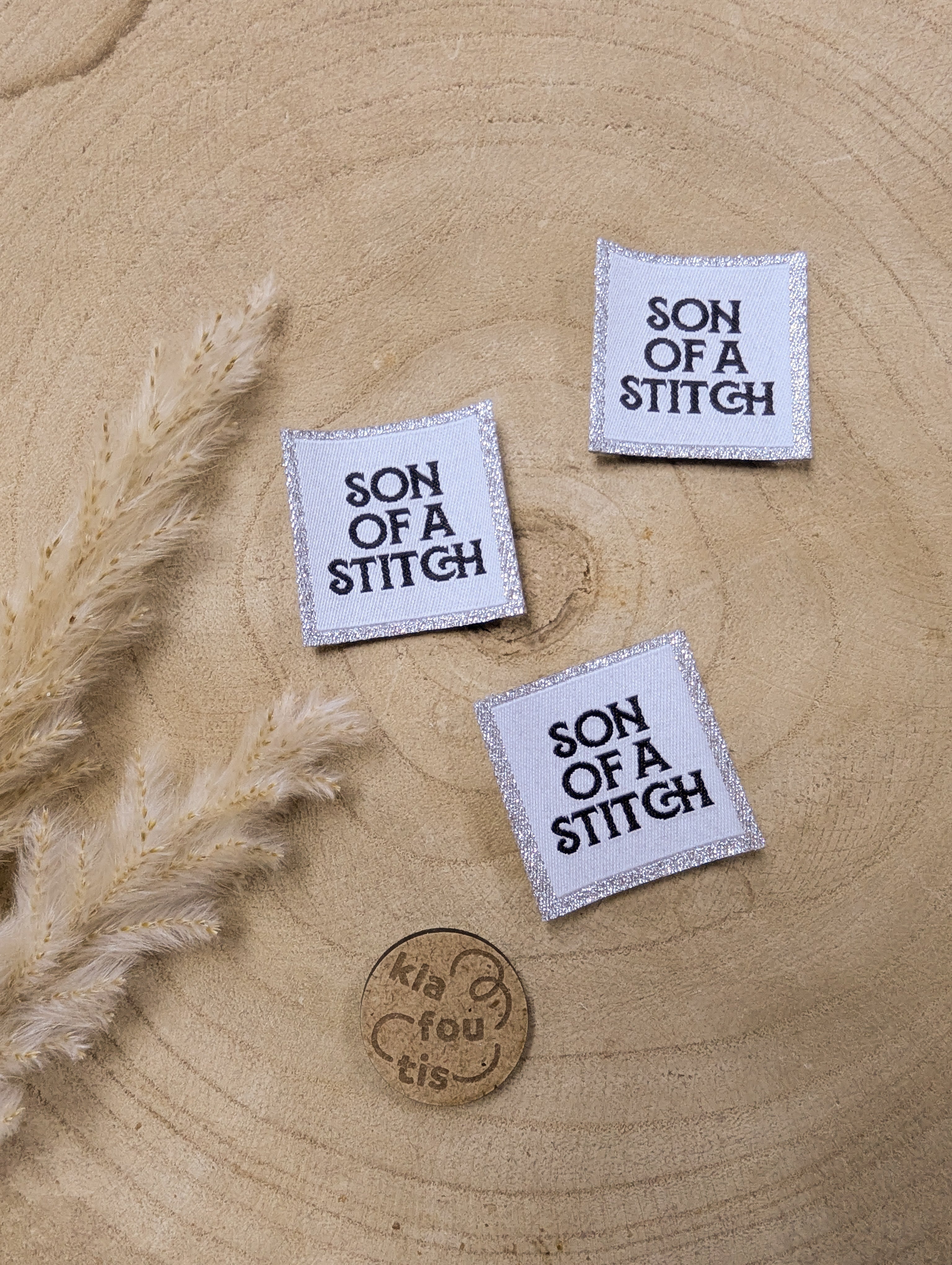 Etiquette tissées à coudre BOHIN - Son of a stitch