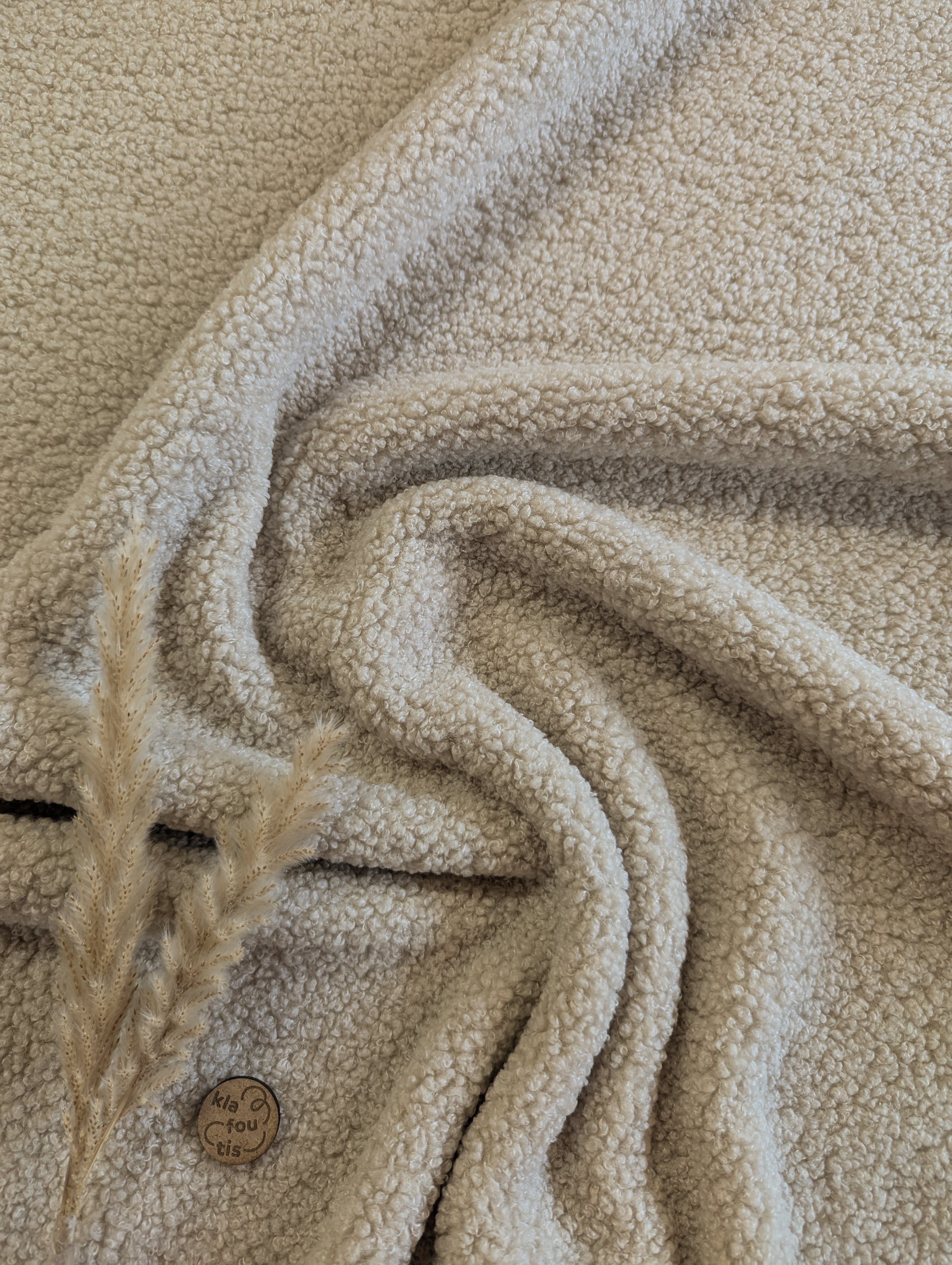 Teddy bouclé - sable clair