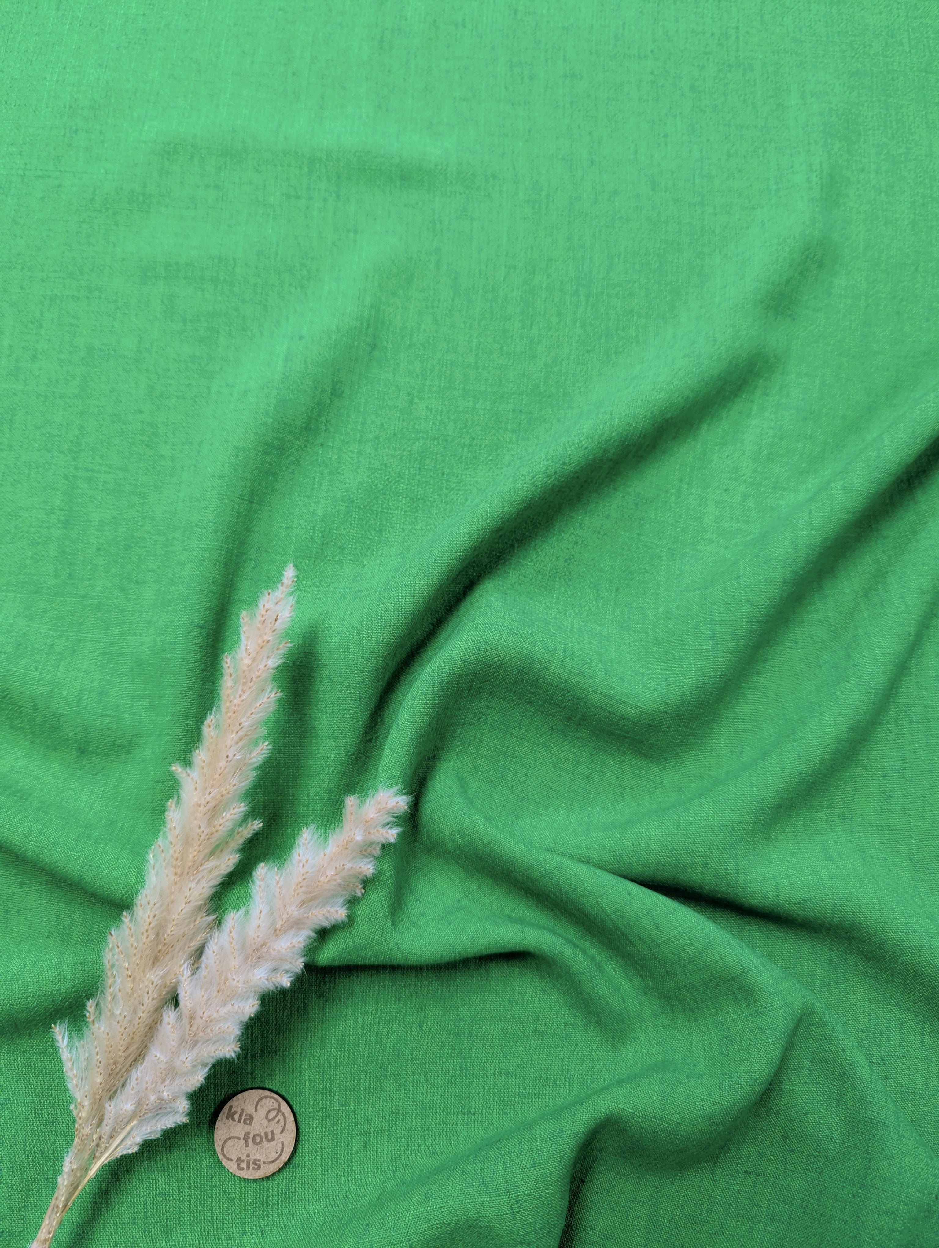 Lin viscose - Vert flash