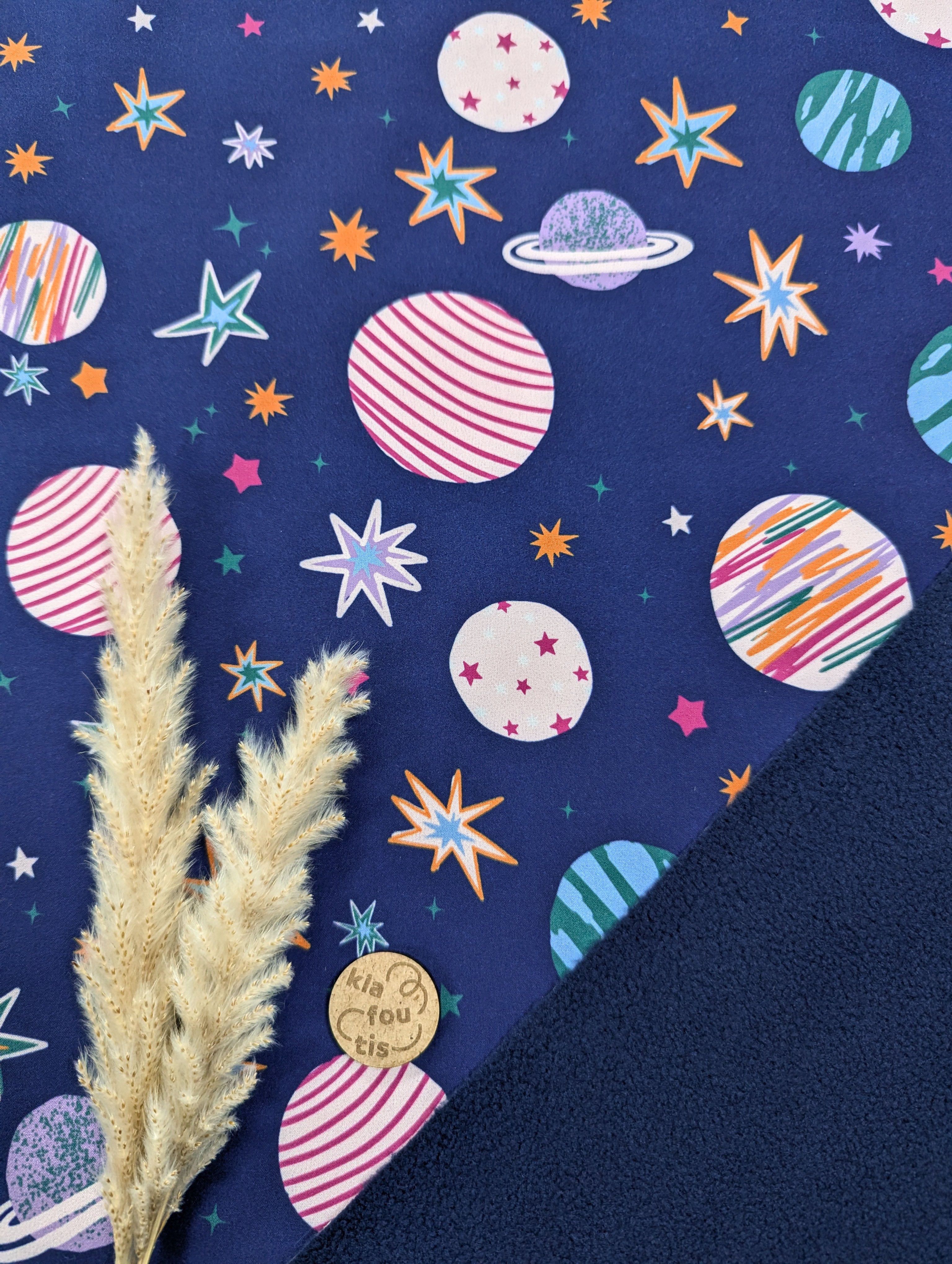 Softshell bleu - univers coloré