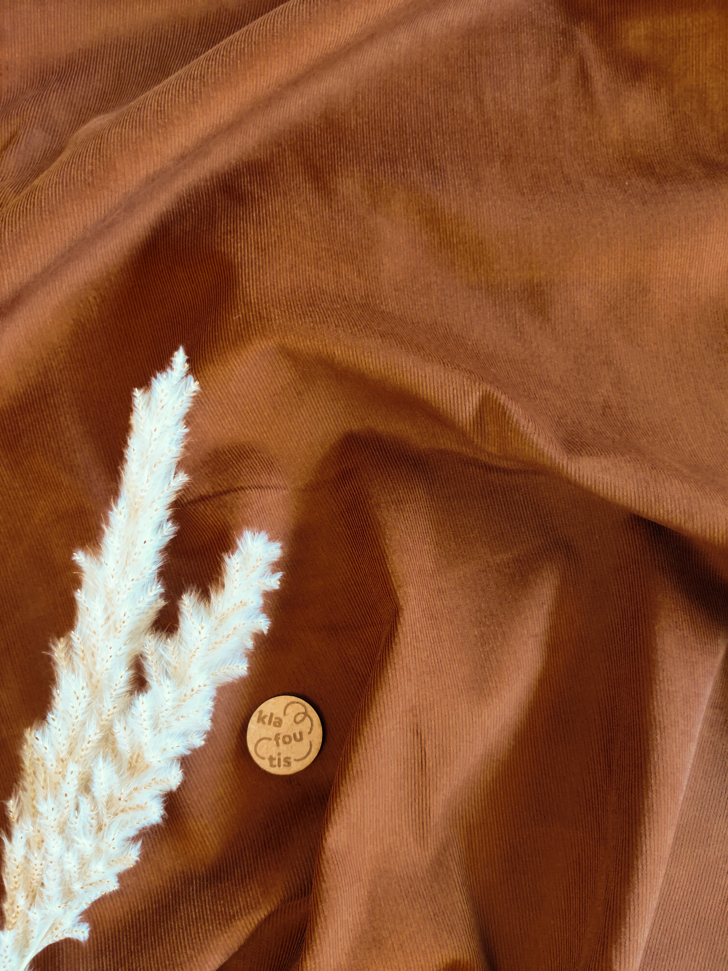 Velours milleraies - Caramel