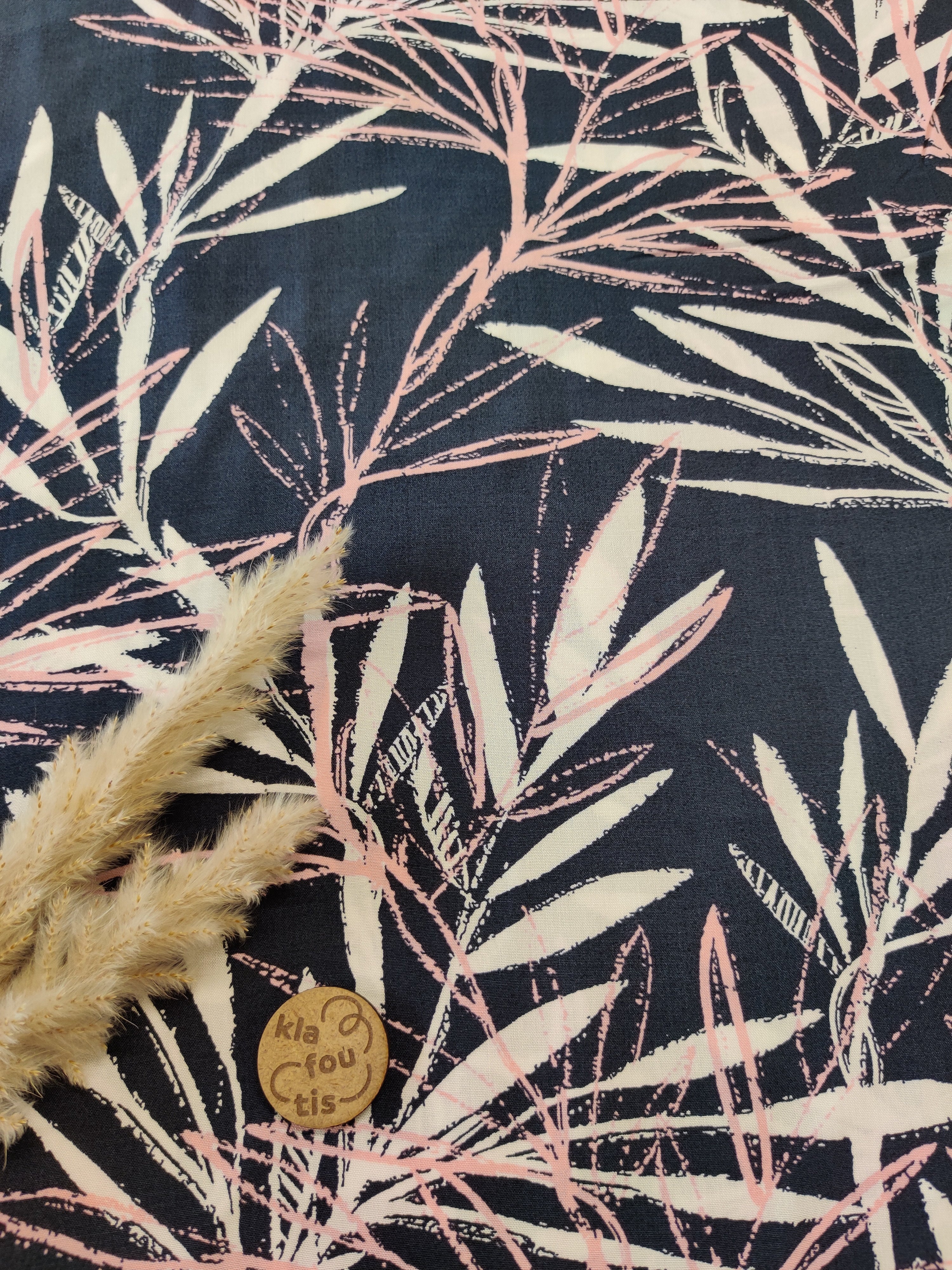 Popeline de viscose - Rameaux d’ombre