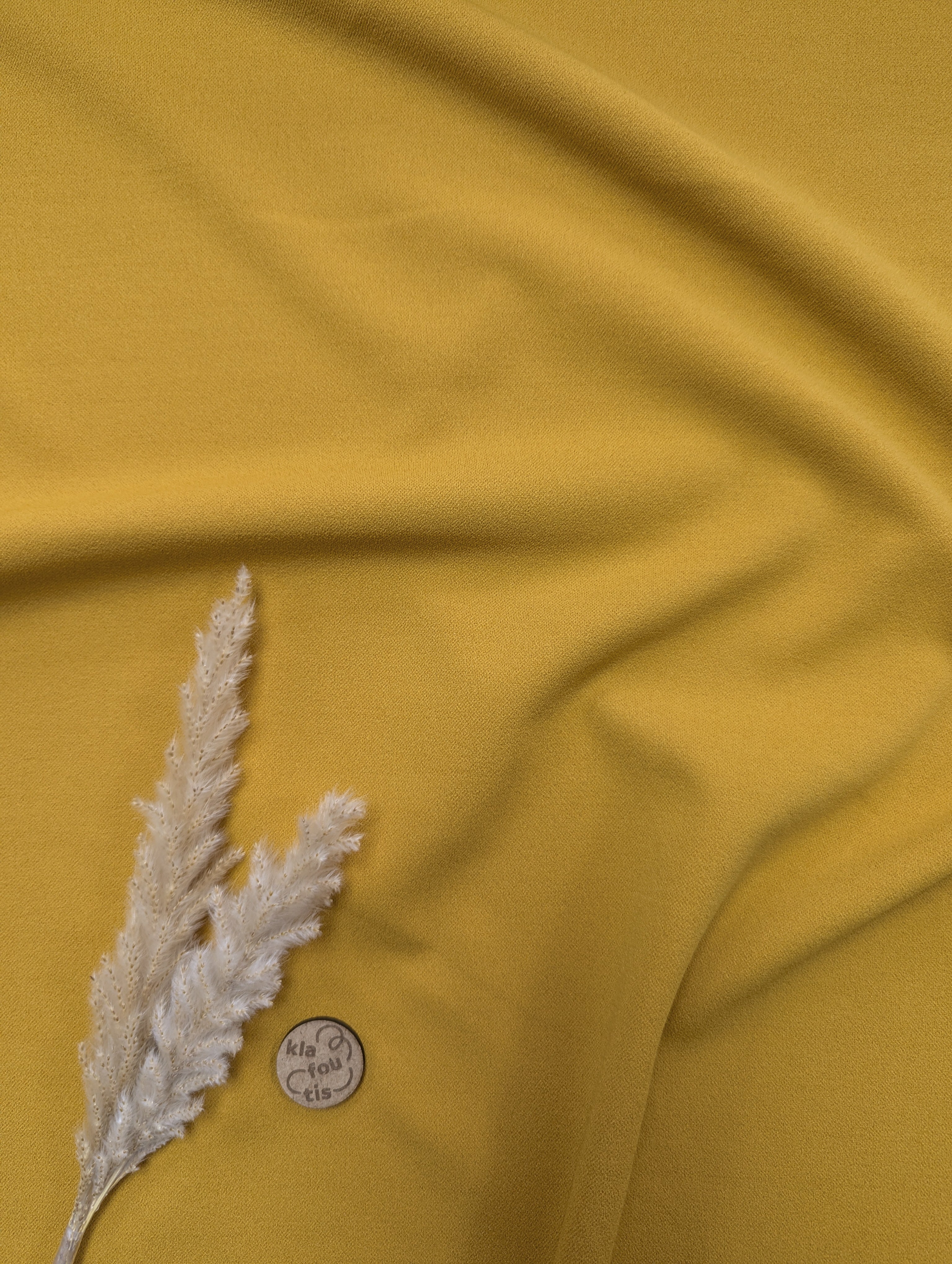 Crêpe de luxe stretch - curcuma