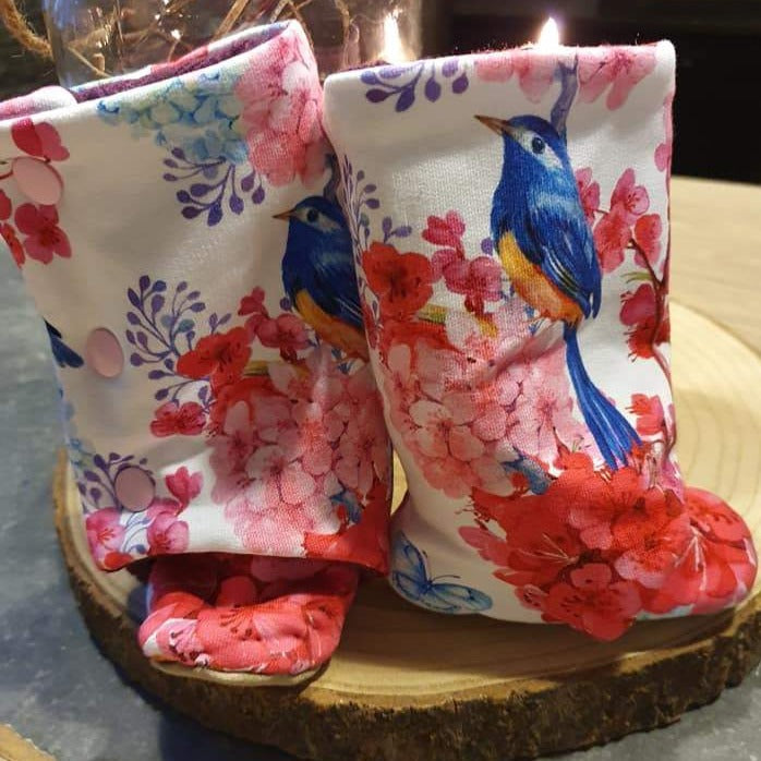 Patron et tuto de couture chaussons montants Klafoutis