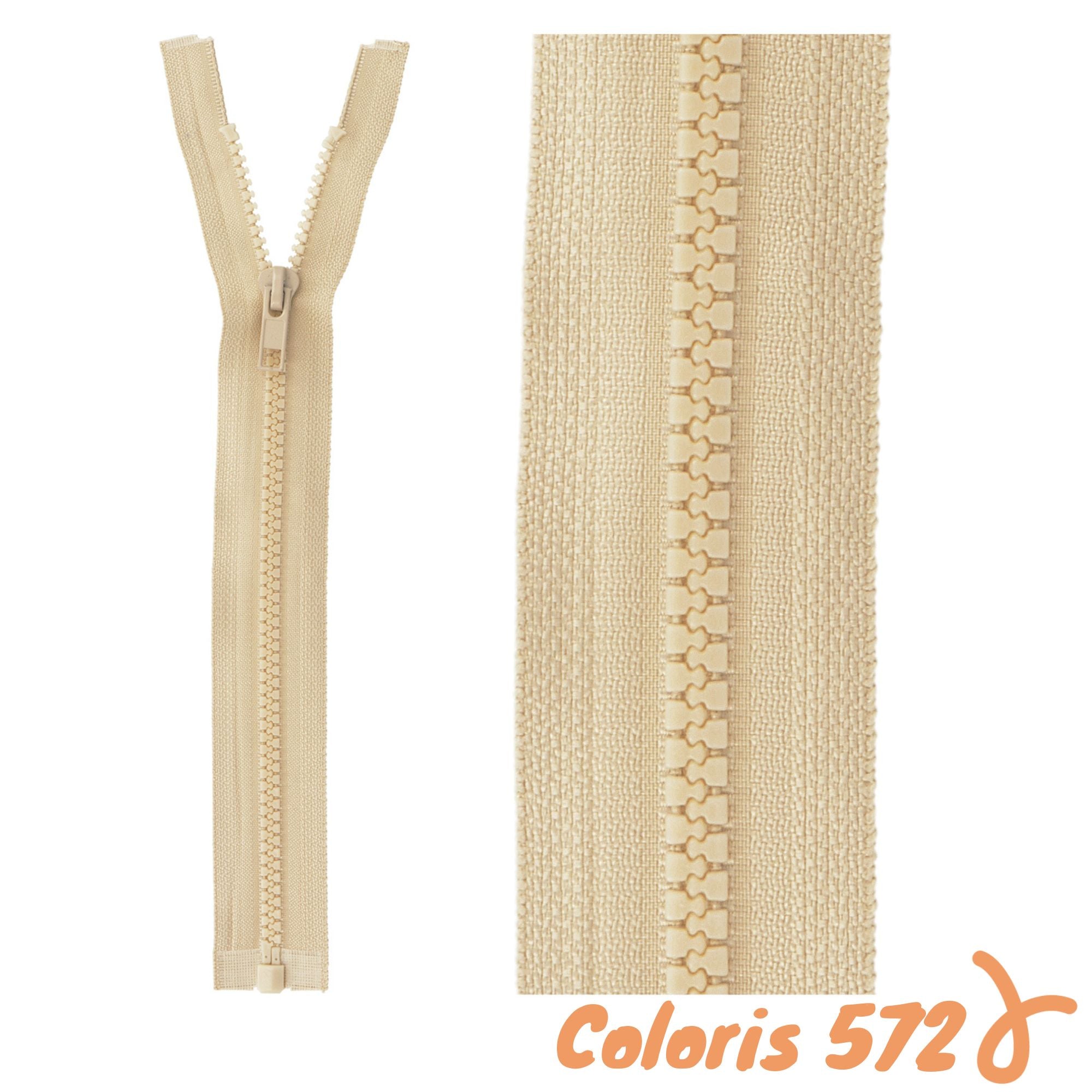 Zip séparable - 25 cm