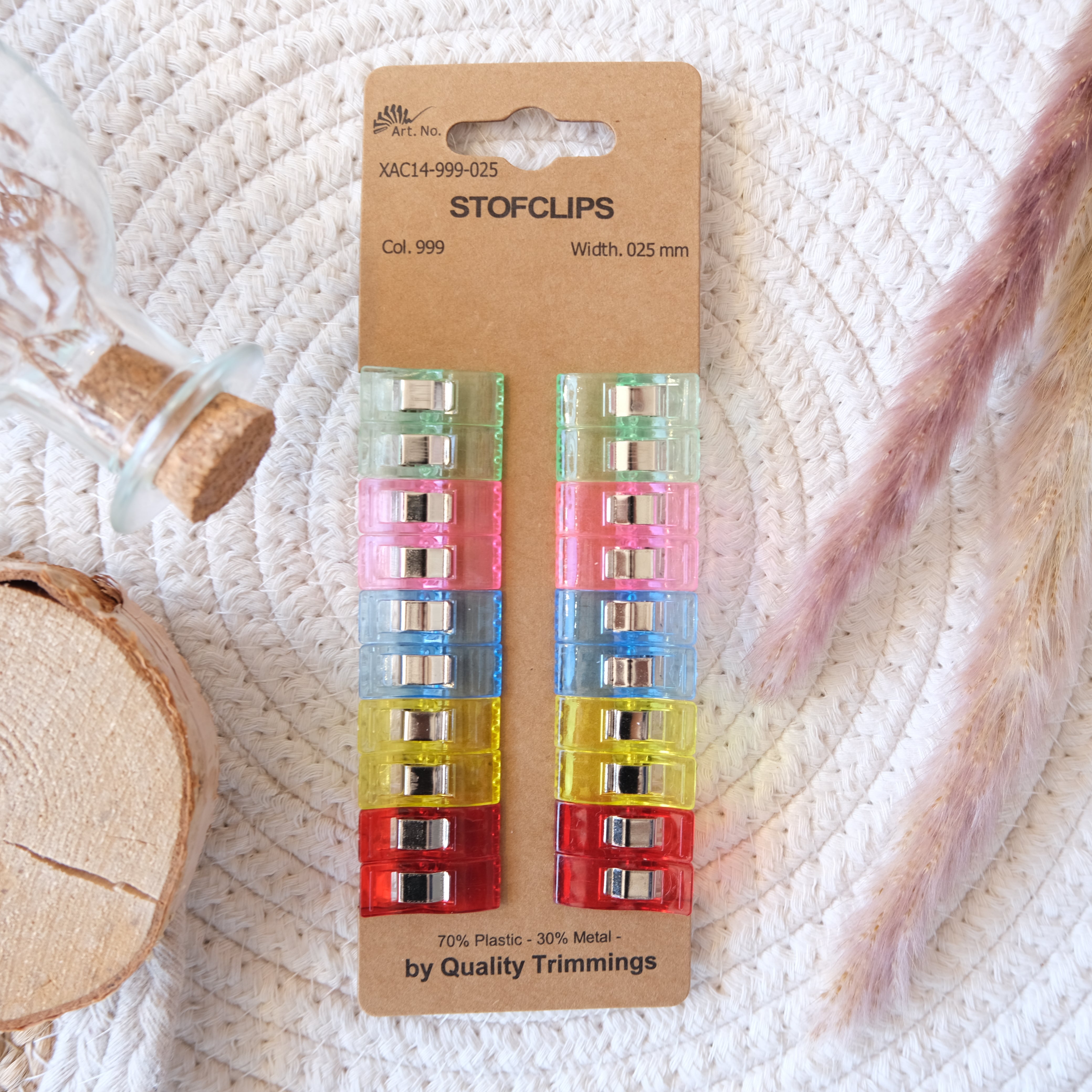 Pinces clips colorés Klafoutis