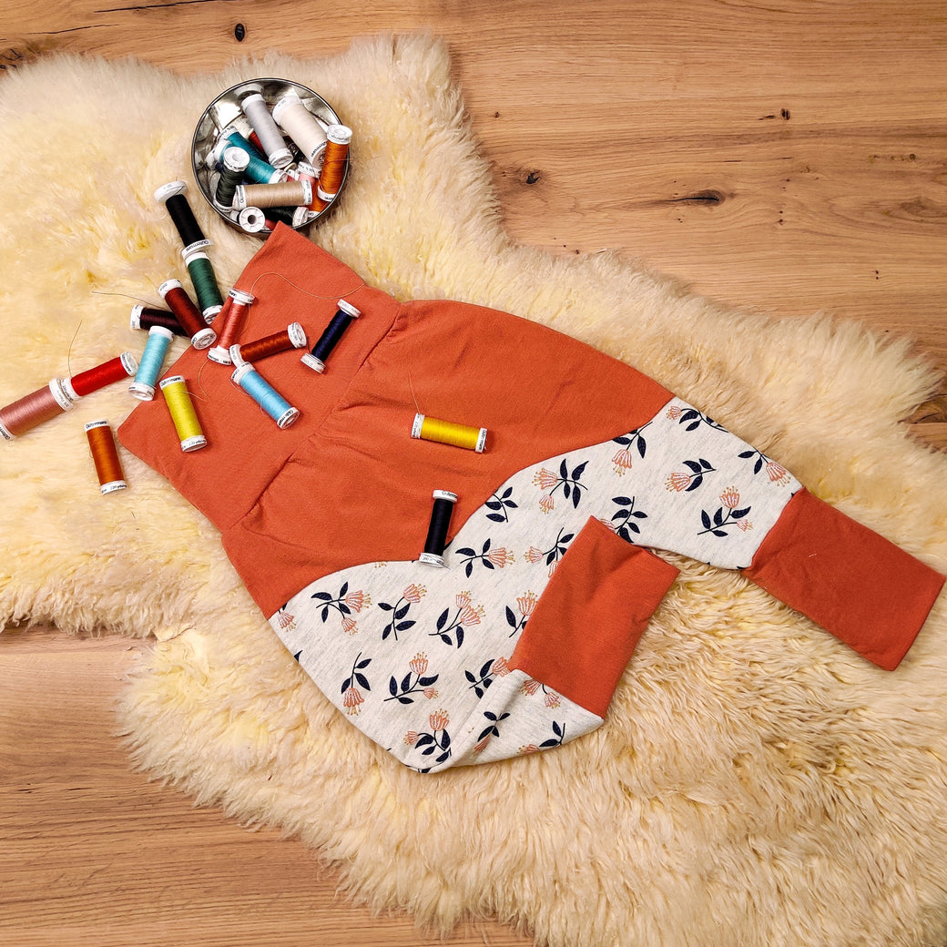 Patron et tuto de couture sarouel évolutif Goyave compatibles