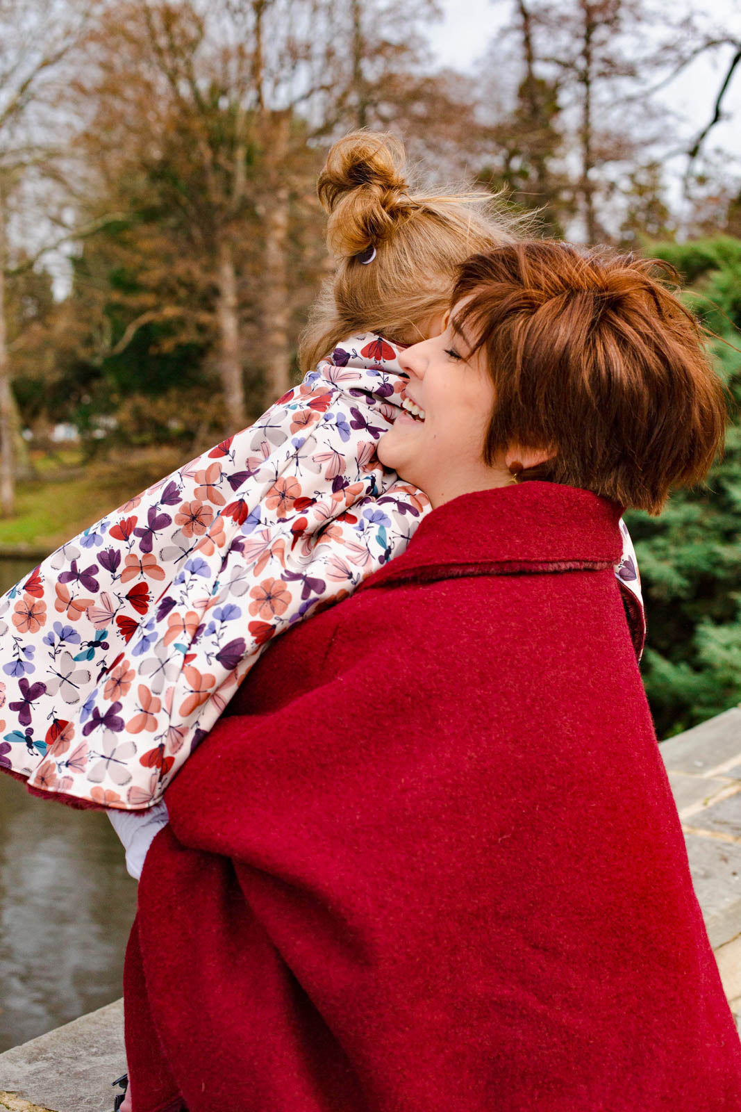 REINETTE enfant 4 à 12 ans - le poncho aux 4 cols différents