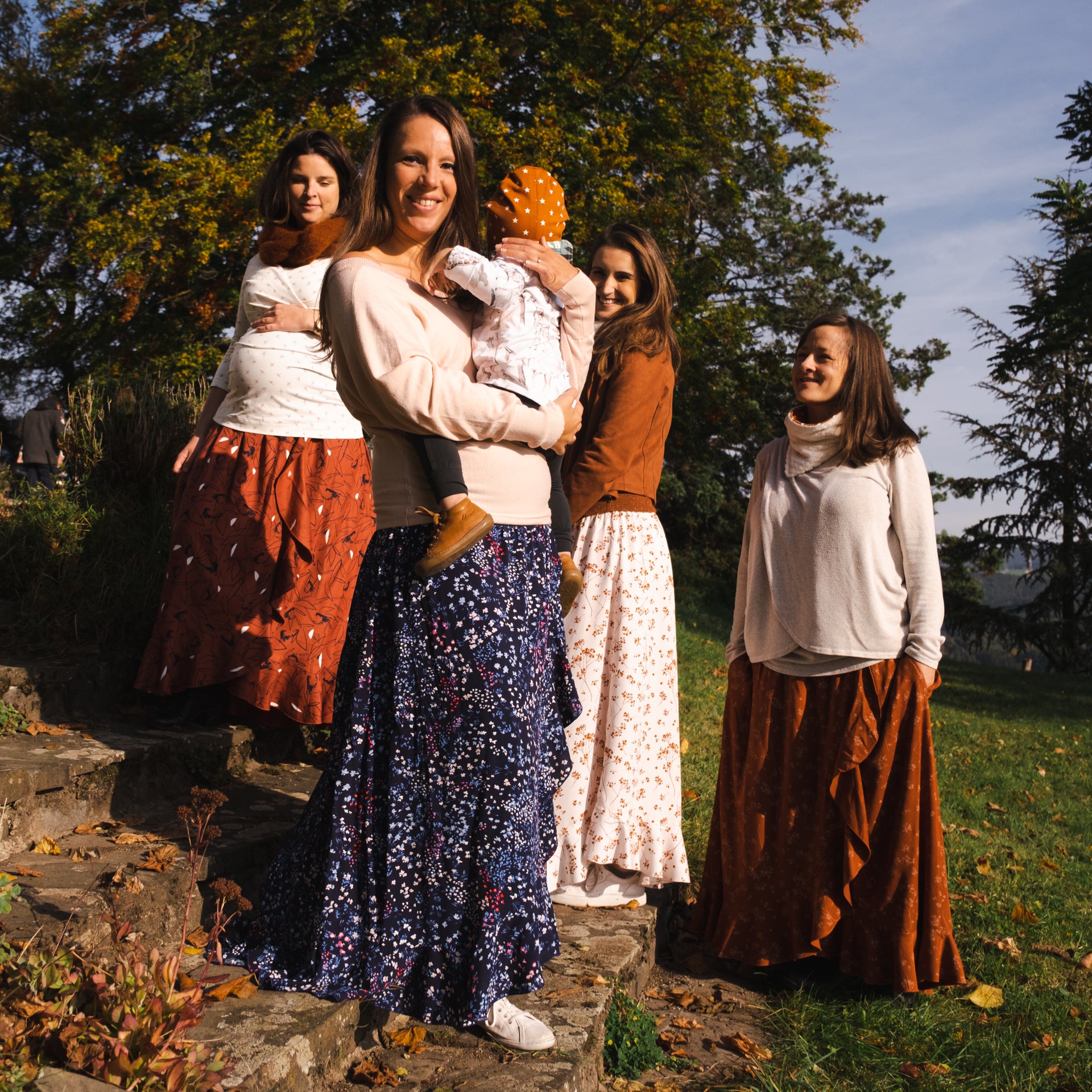 PAPAYE la jupe compatible grossesse