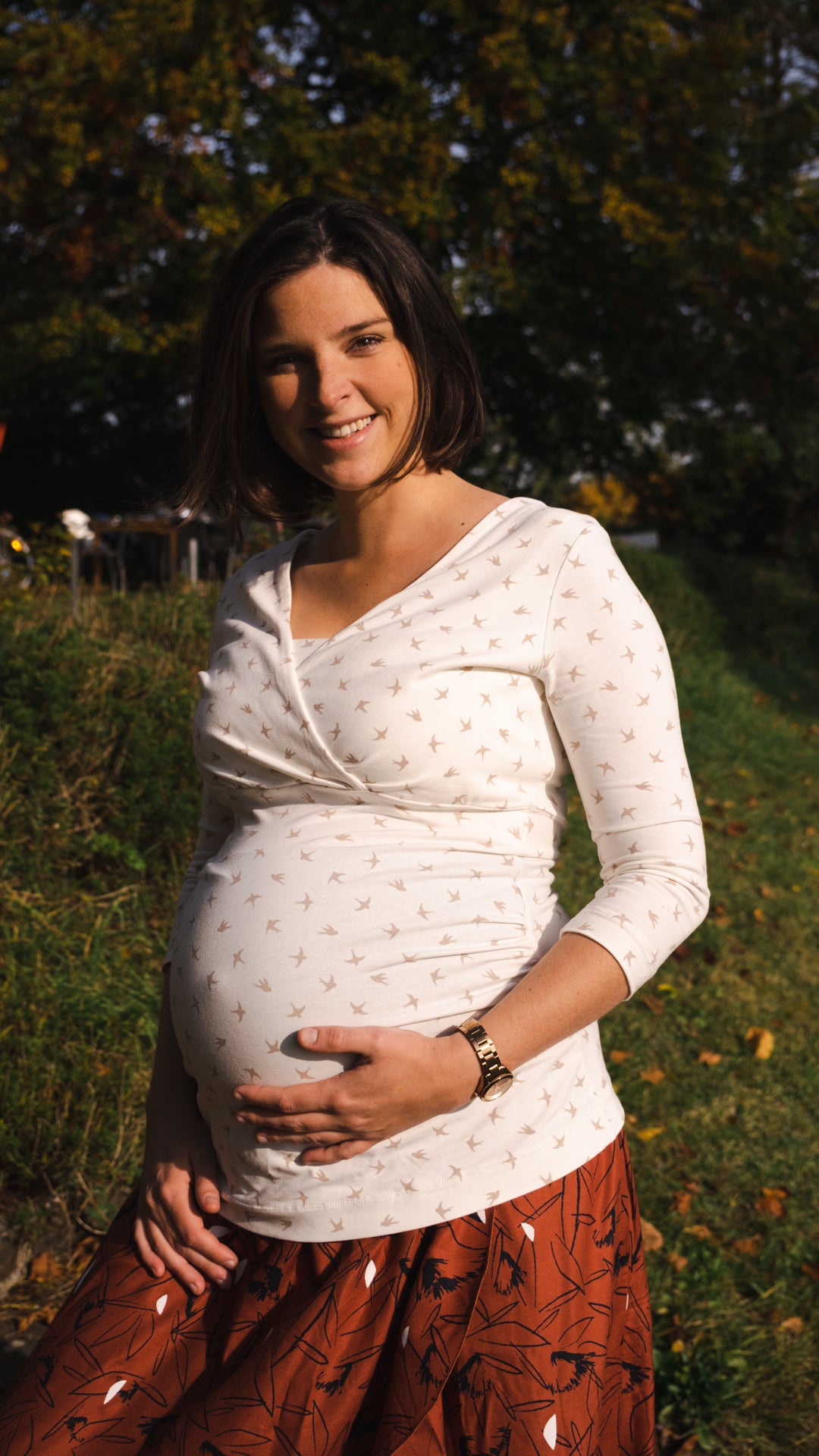 PAPAYE la jupe compatible grossesse