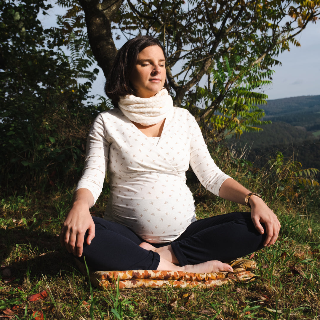 couture facile snood pressions pistache