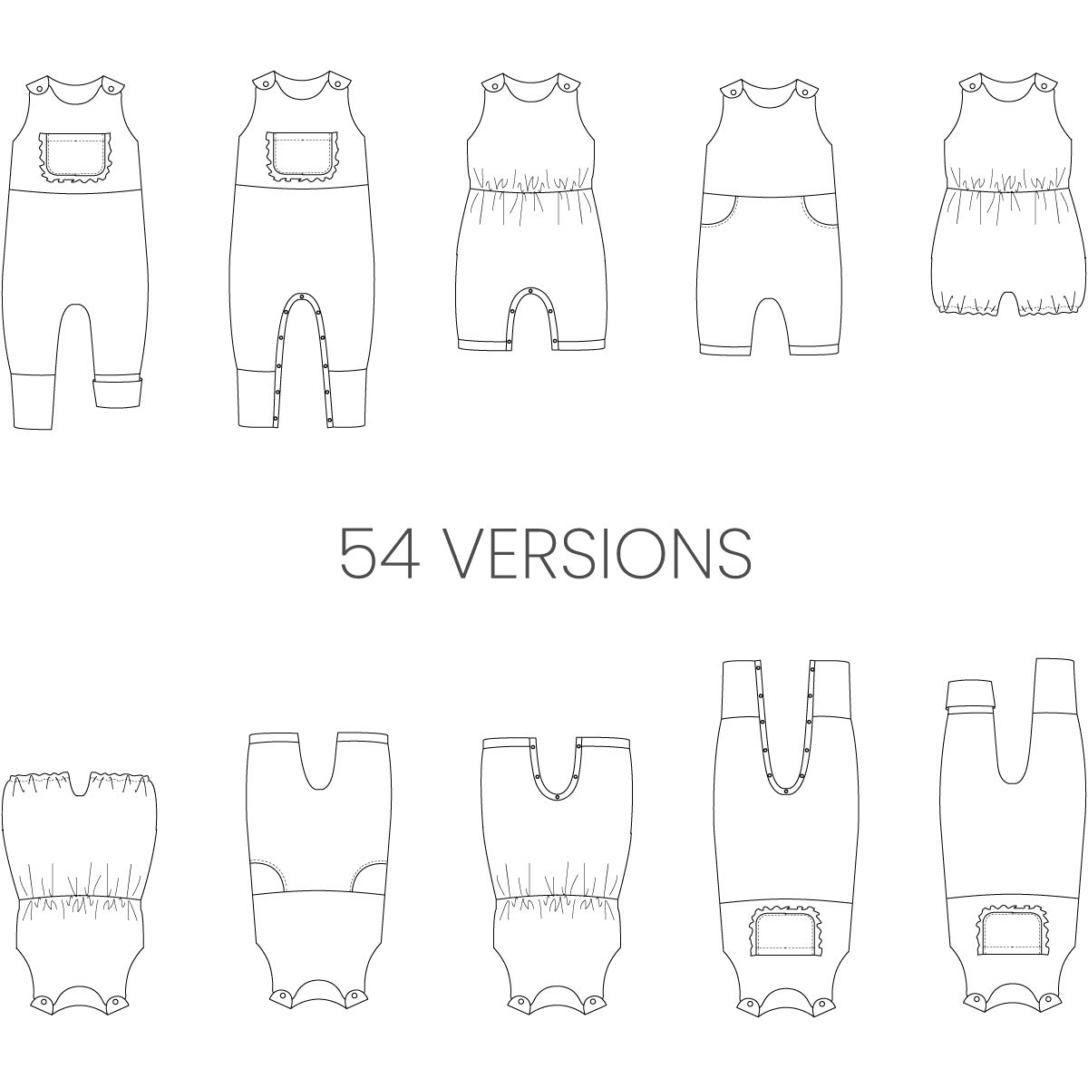 BERGAMOTE - la combinaison aux 54 versions possibles
