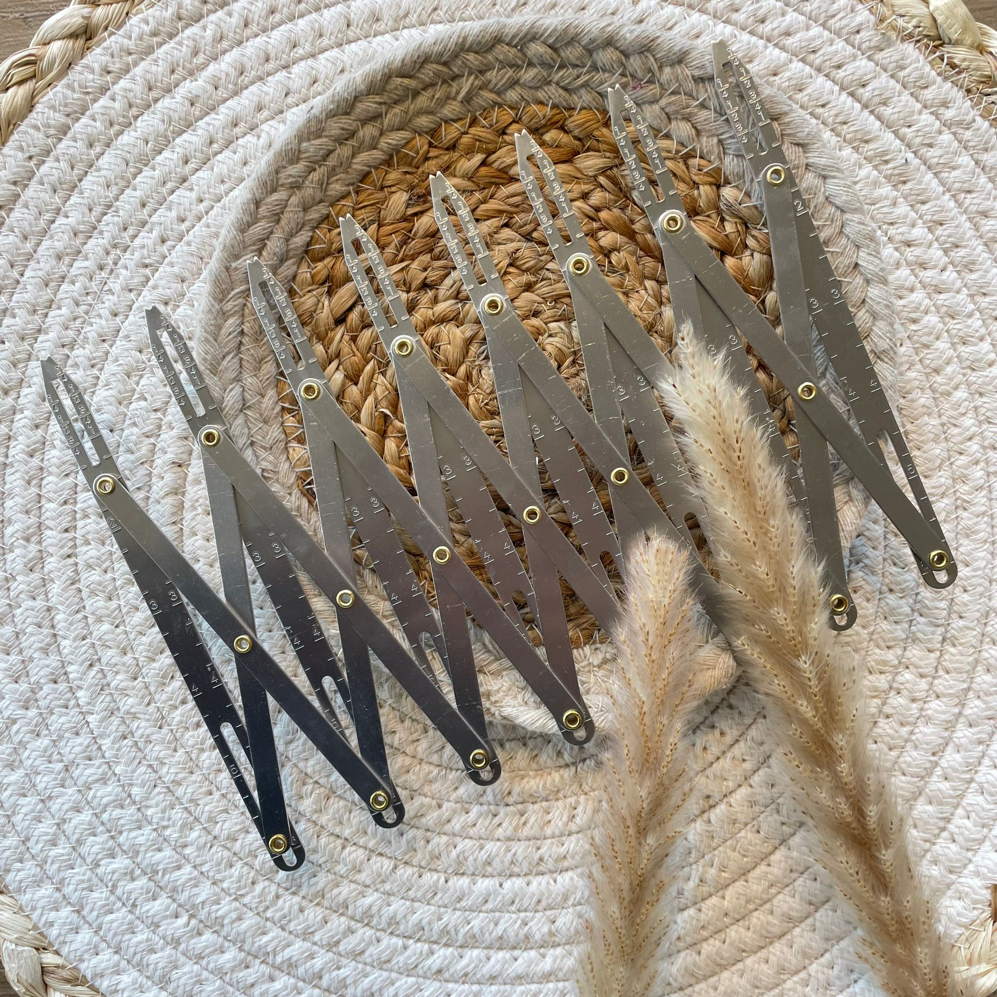 Règle pour boutonnières