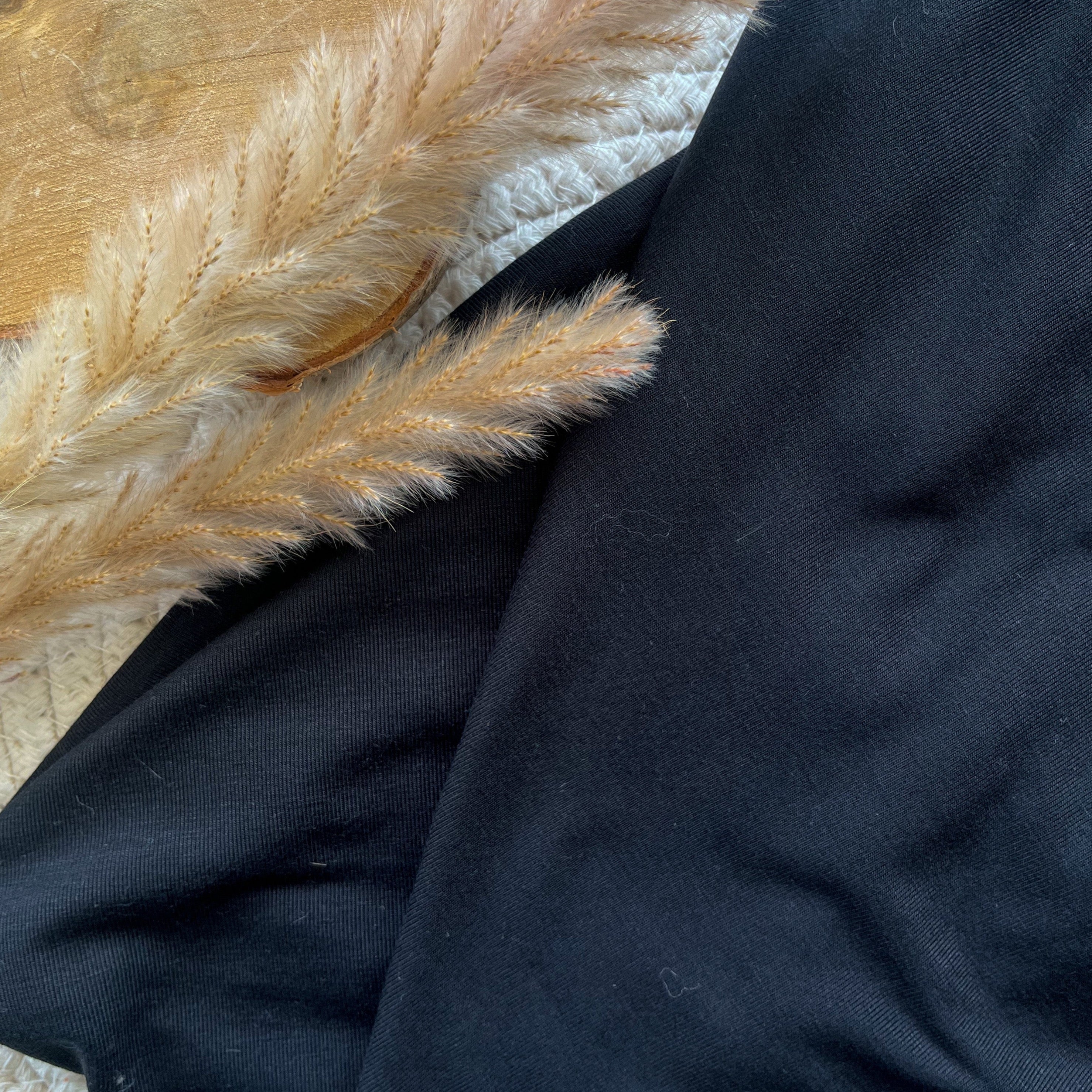 Jersey de tencel - Noir