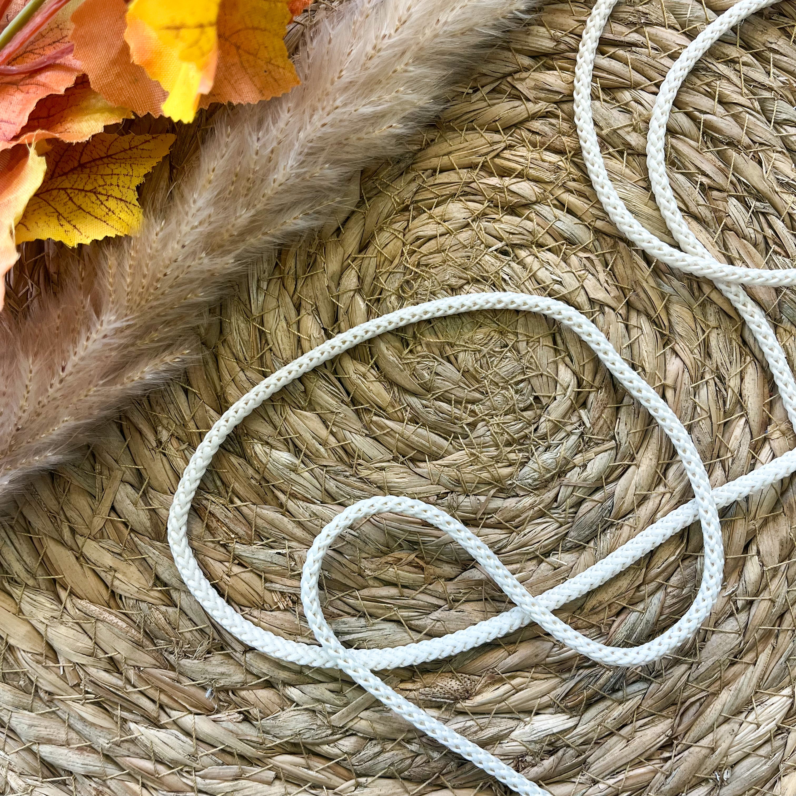 Cordon pour sweat crème 4,5 mm