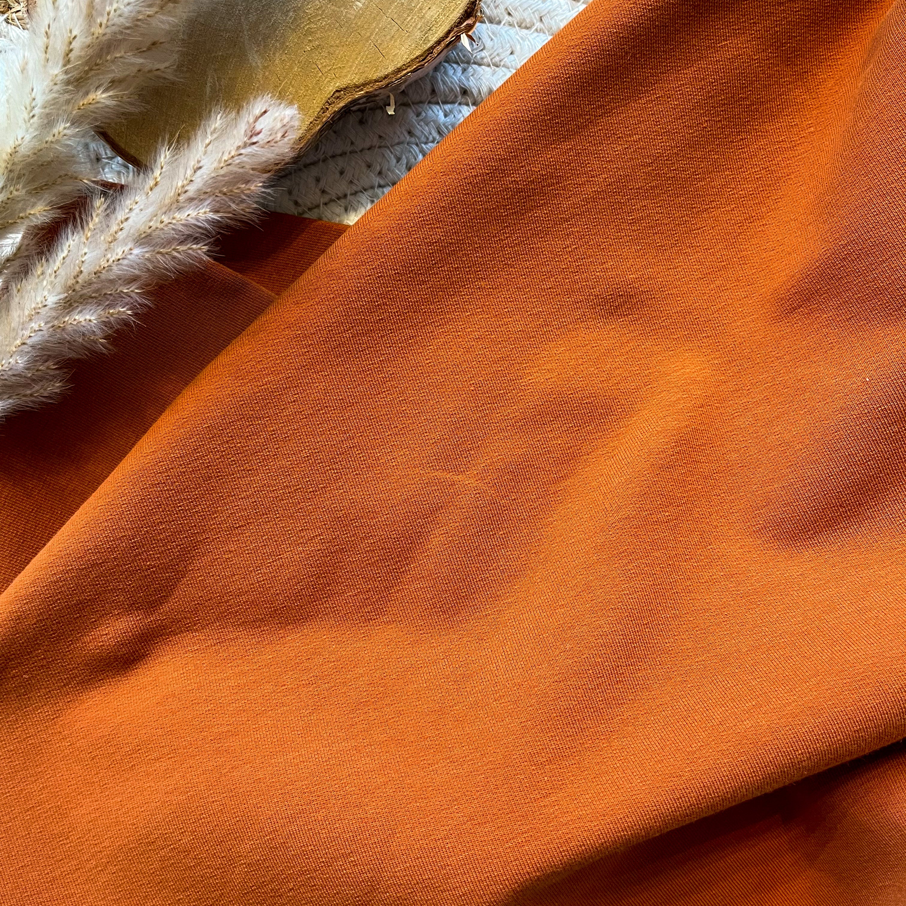 Jersey de coton - Cognac