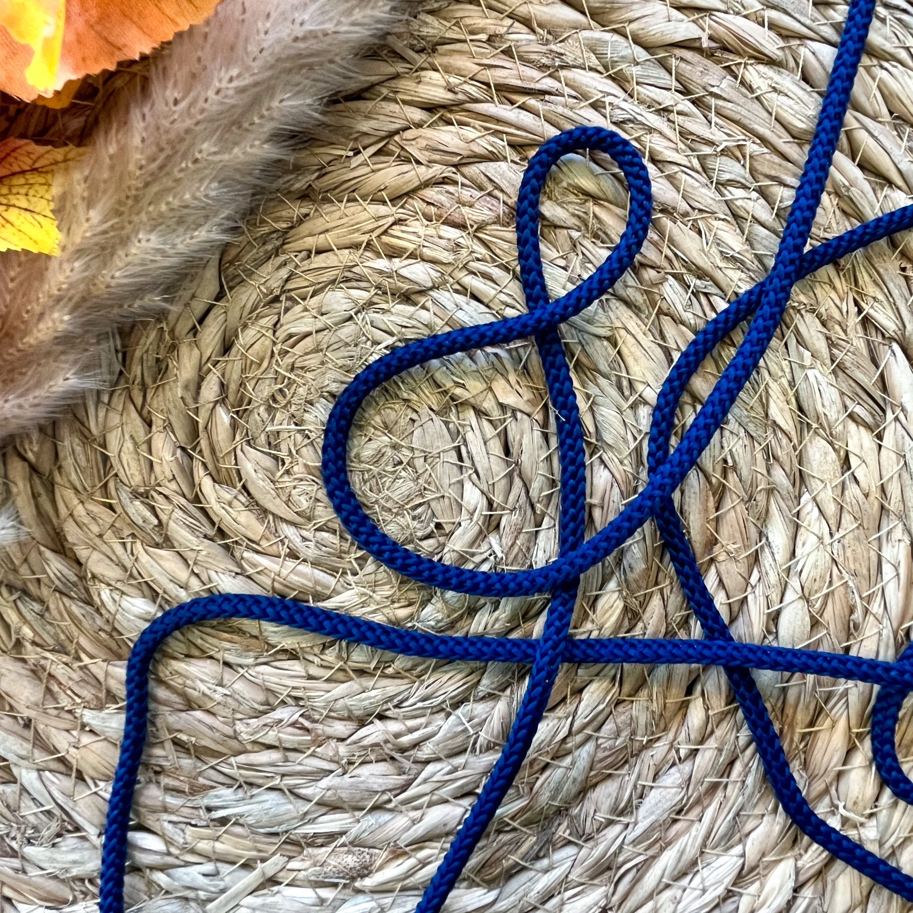 Cordon pour sweat bleu marine 4,5 mm