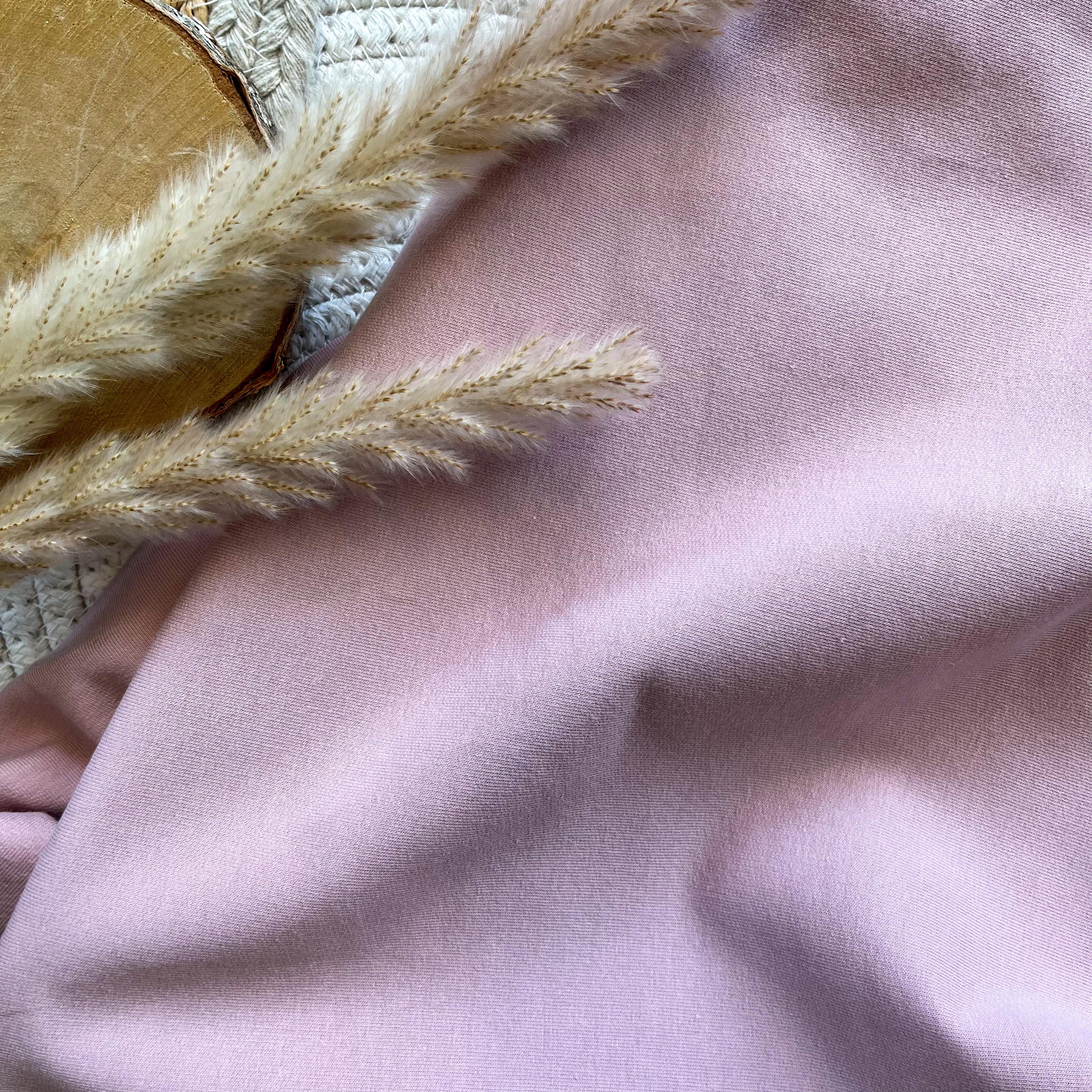 French Terry - vieux rose clair