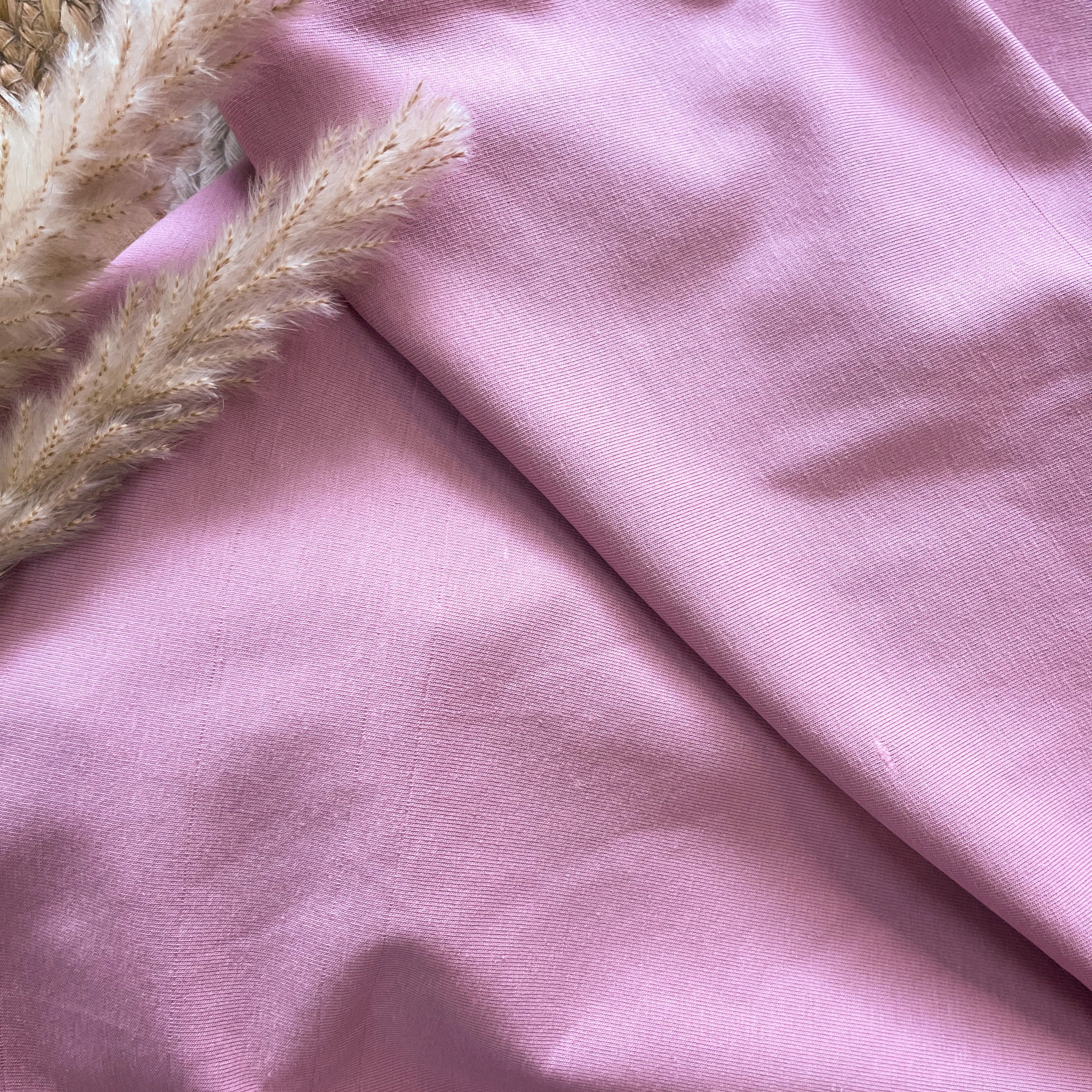 Jersey de coton - Vieux rose