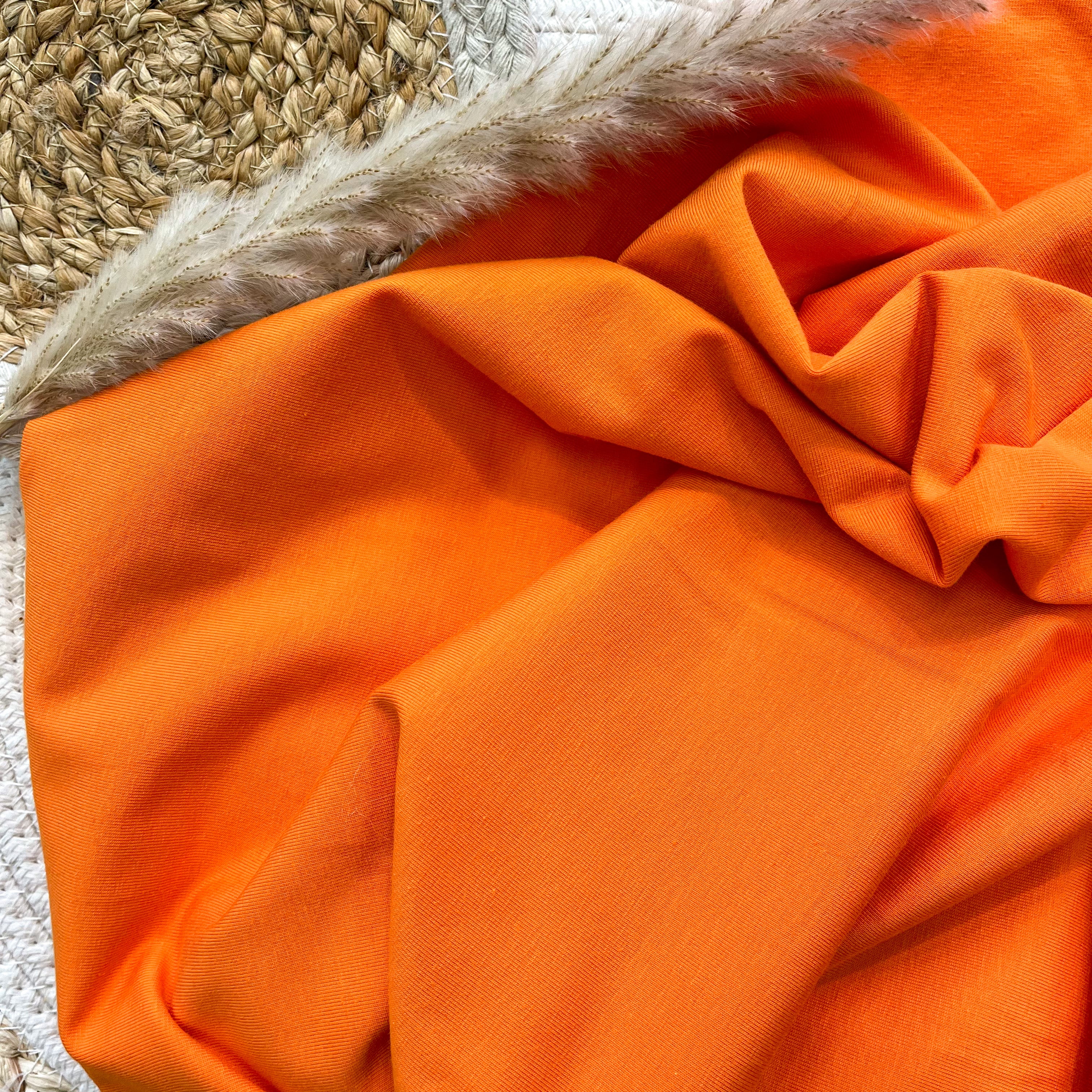 Jersey de coton BIO - Orange