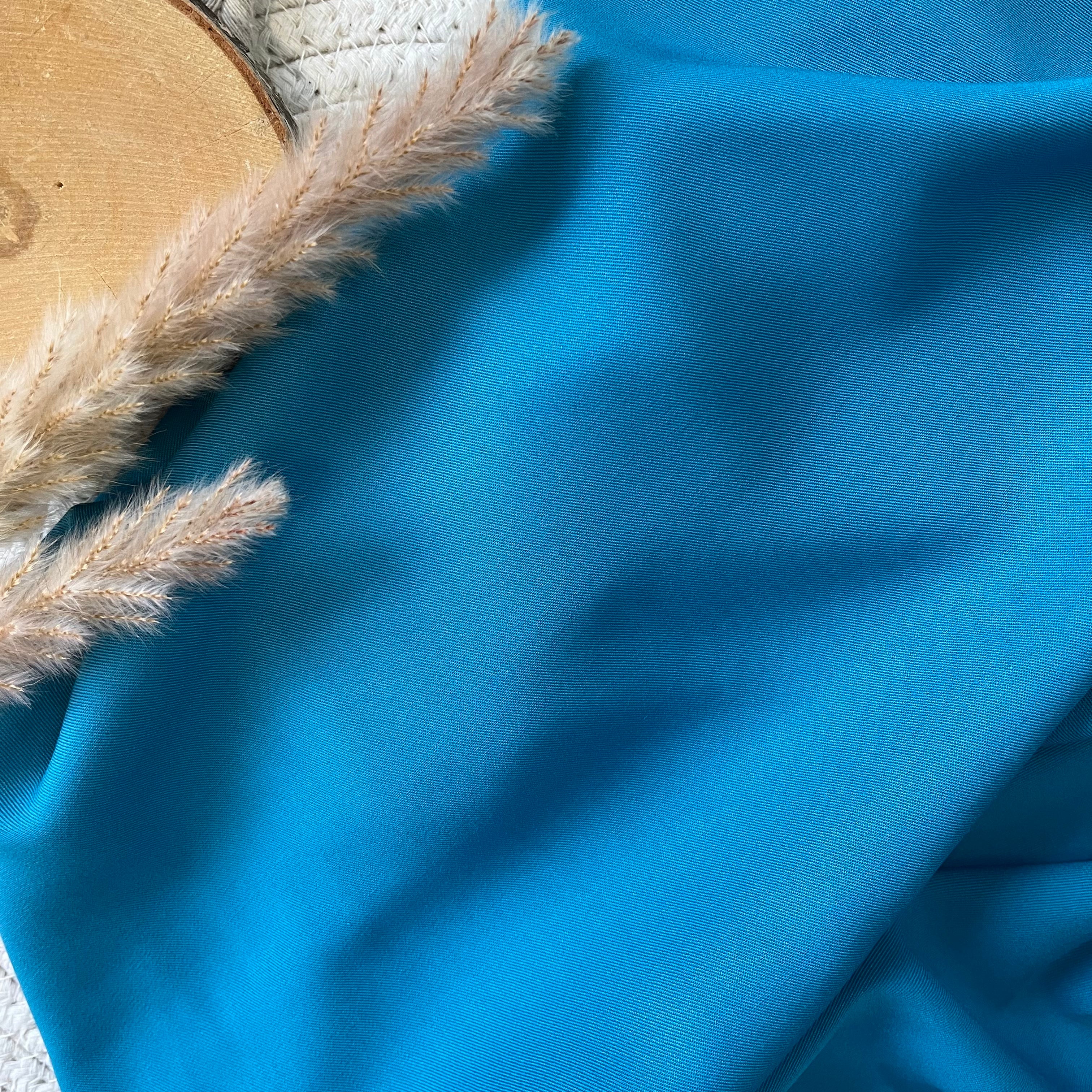 Twill de viscose - Turquoise