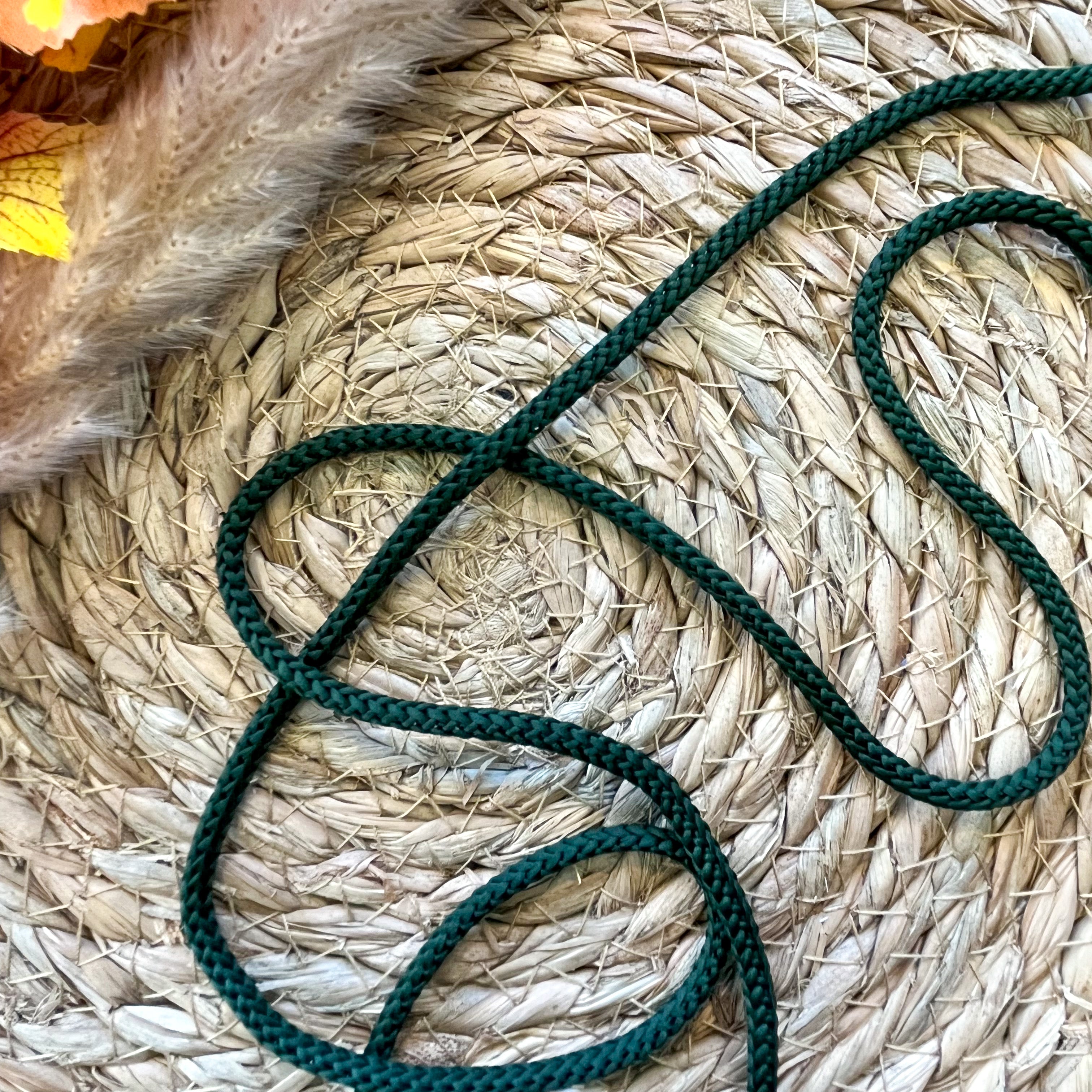 Cordon pour sweat vert foncé 4,5 mm