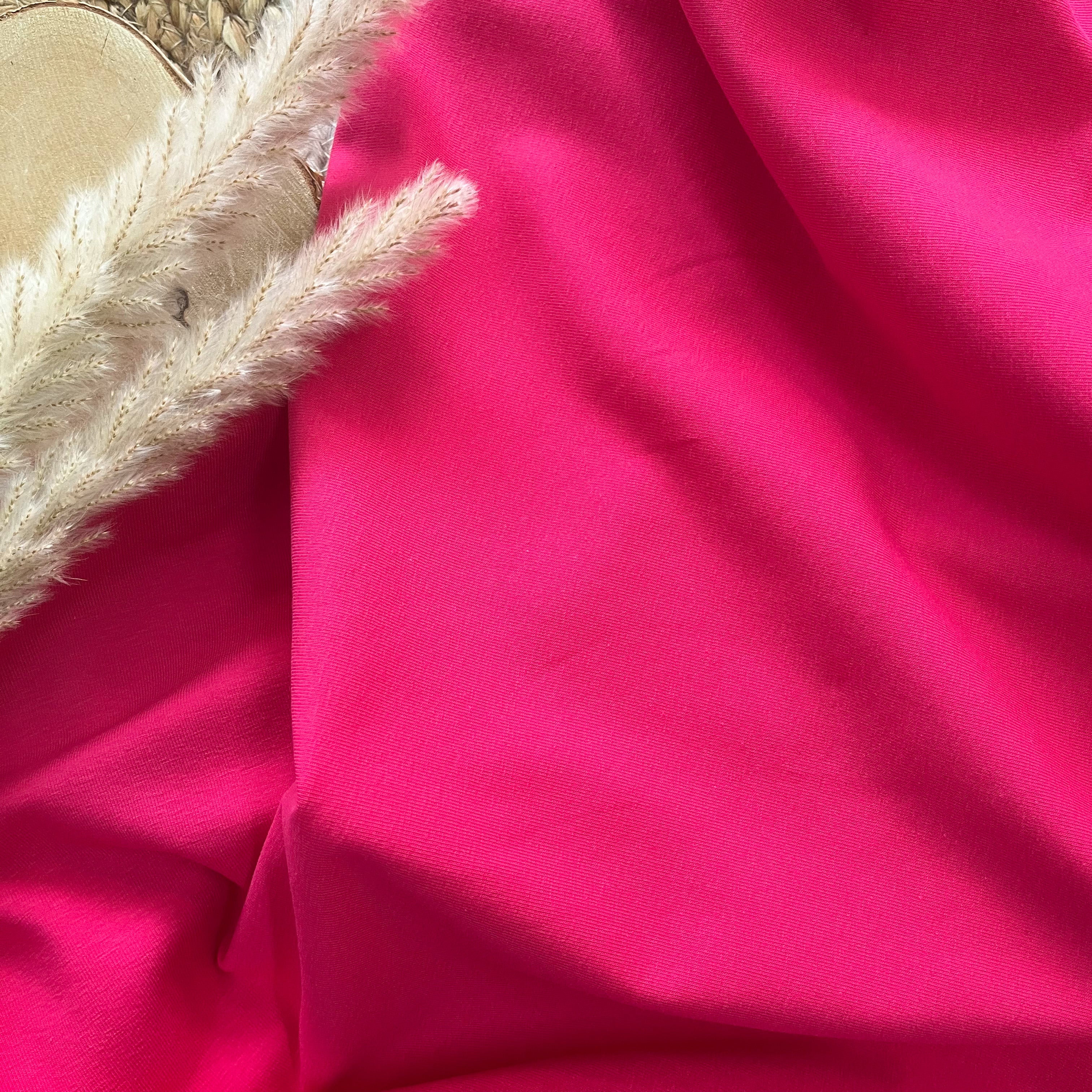 Jersey de coton - Framboise