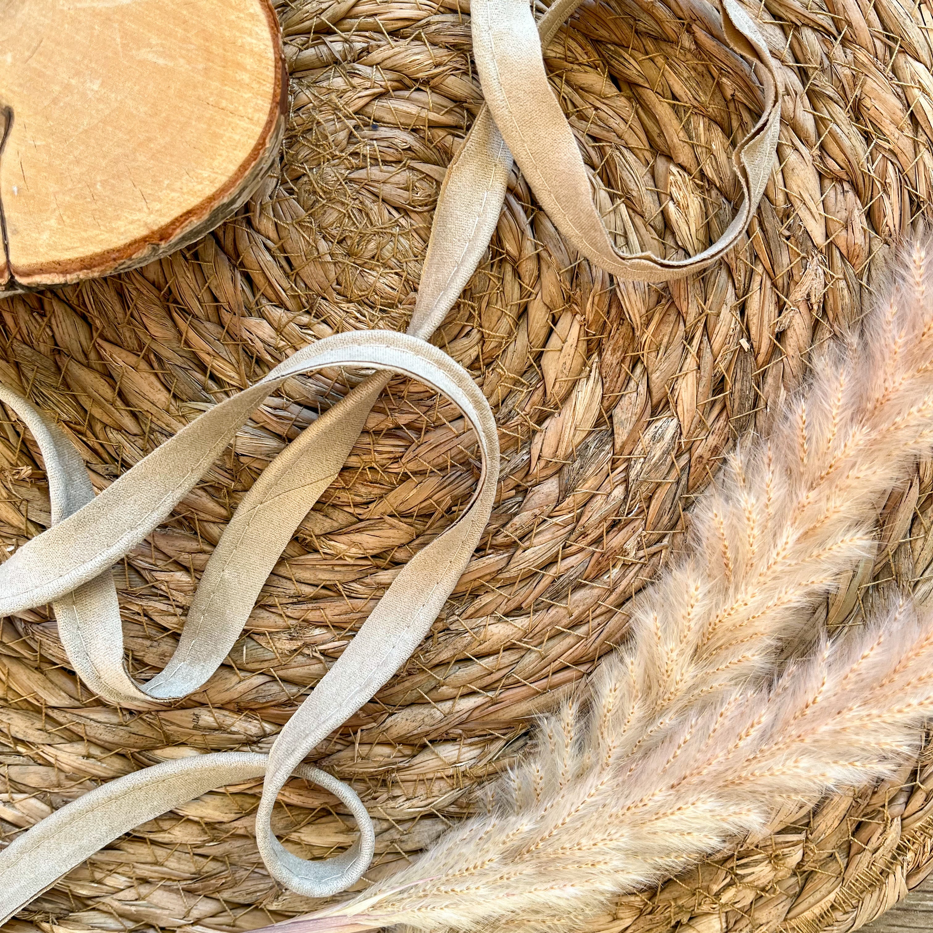 Passepoil en daim - Beige sable