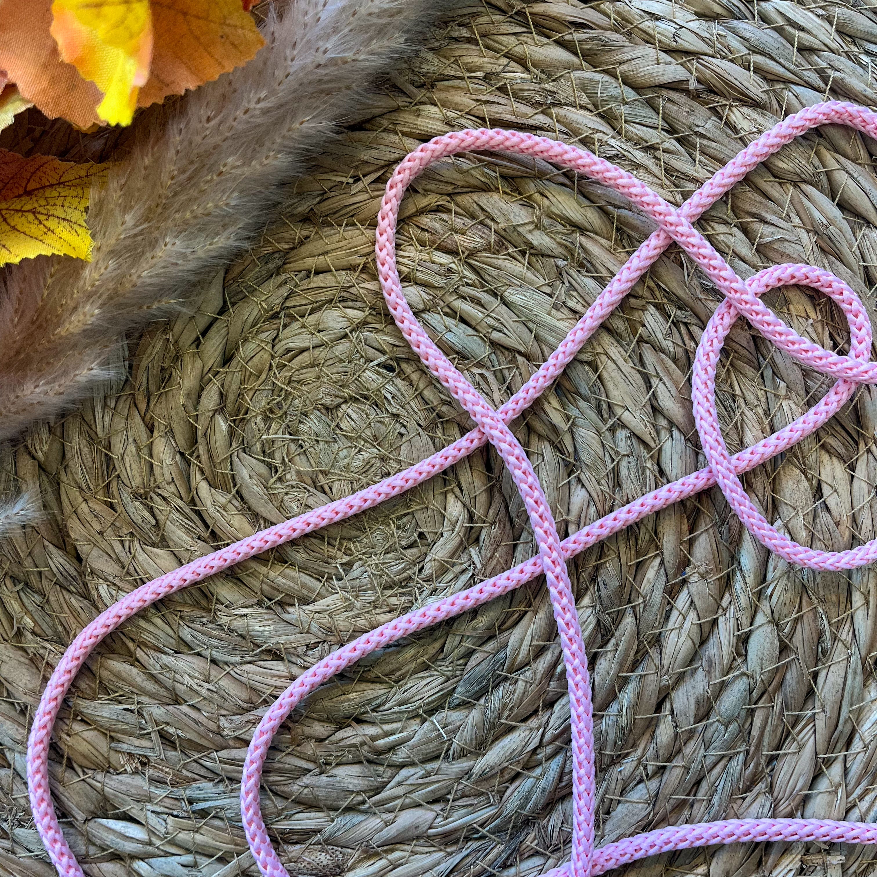 Cordon pour sweat rose 4,5 mm