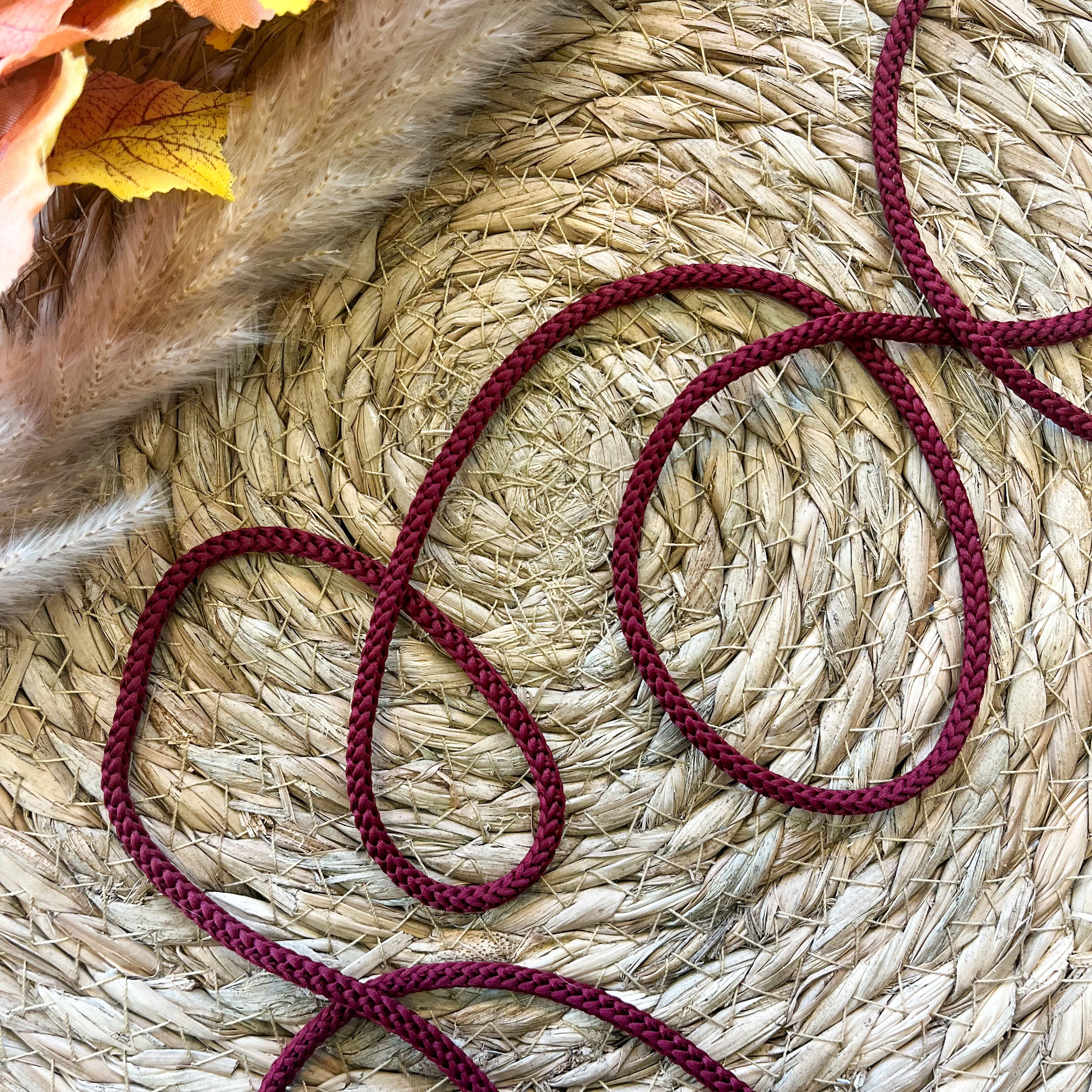 Cordon pour sweat bordeaux 4,5 mm