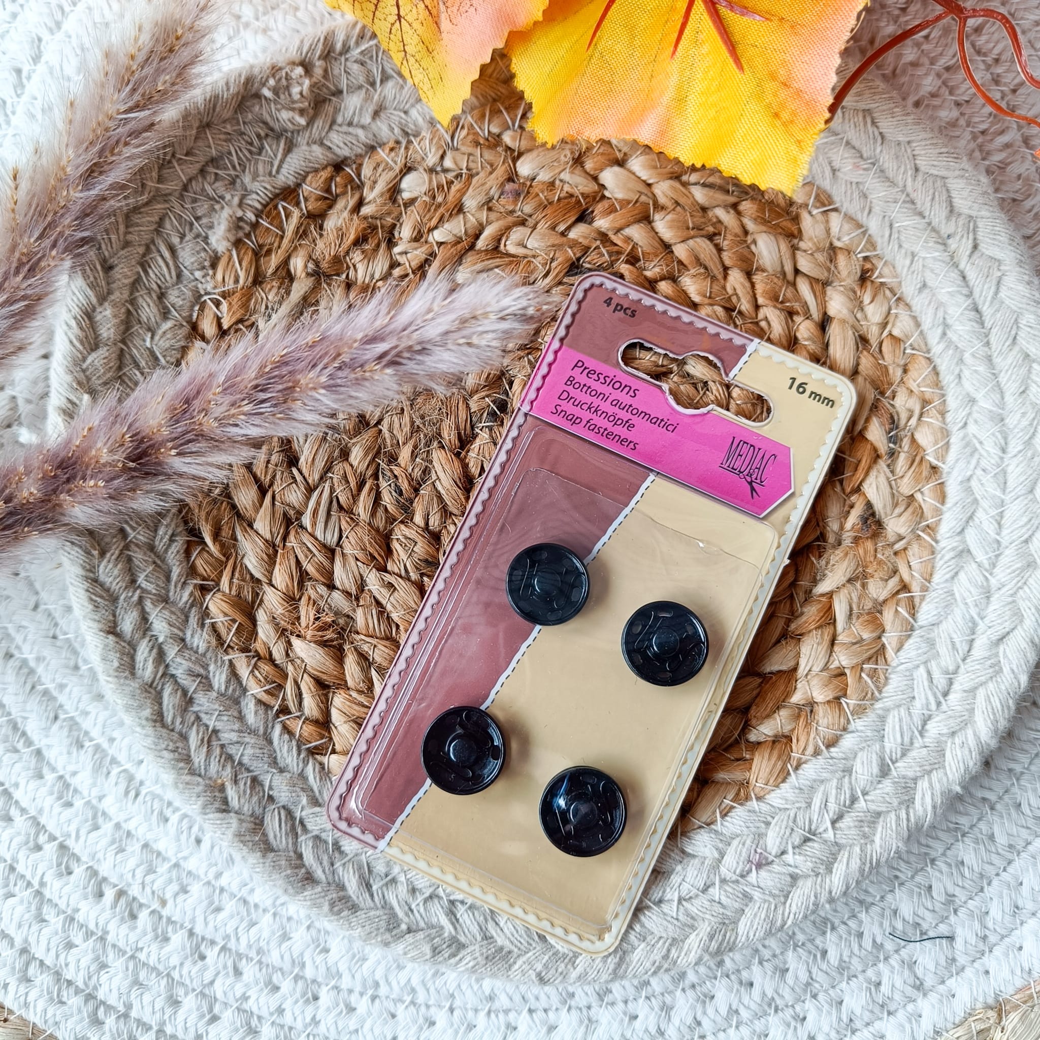 Pressions à coudre 16 mm - 2 variantes