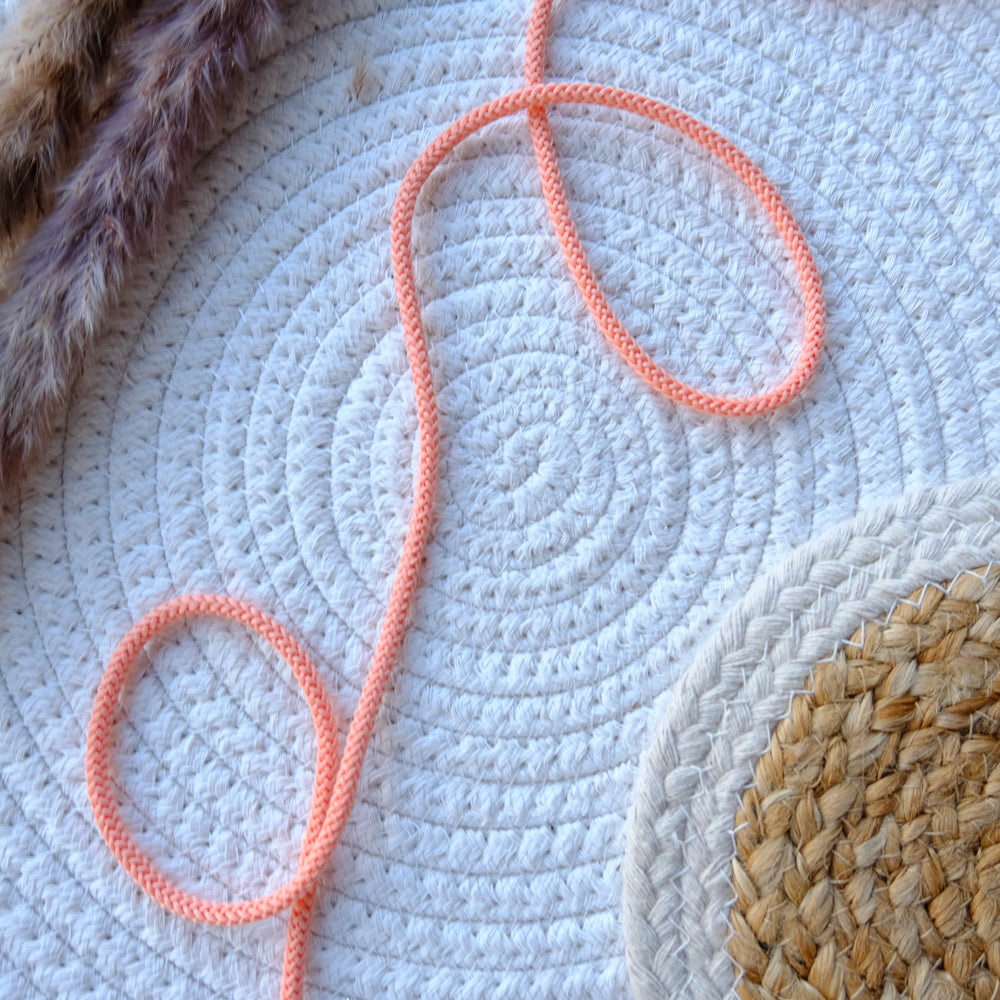 Cordon pour sweat rose saumon 4,5 mm