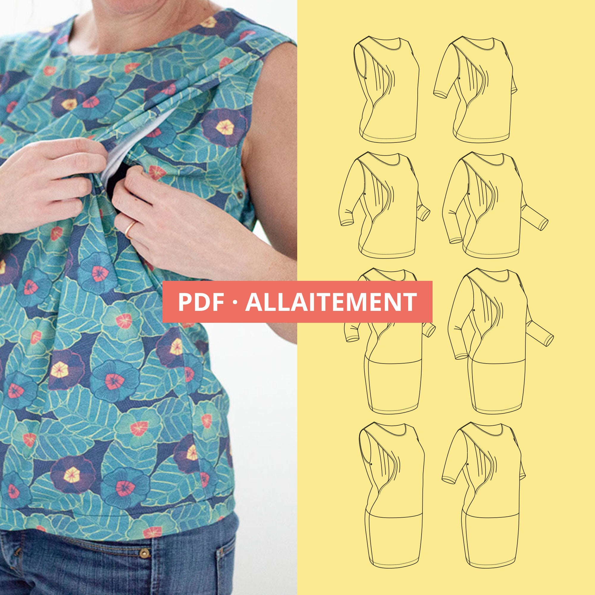 PACK LES CLASSIQUES : le haut ou la robe aux 128 versions - PDF